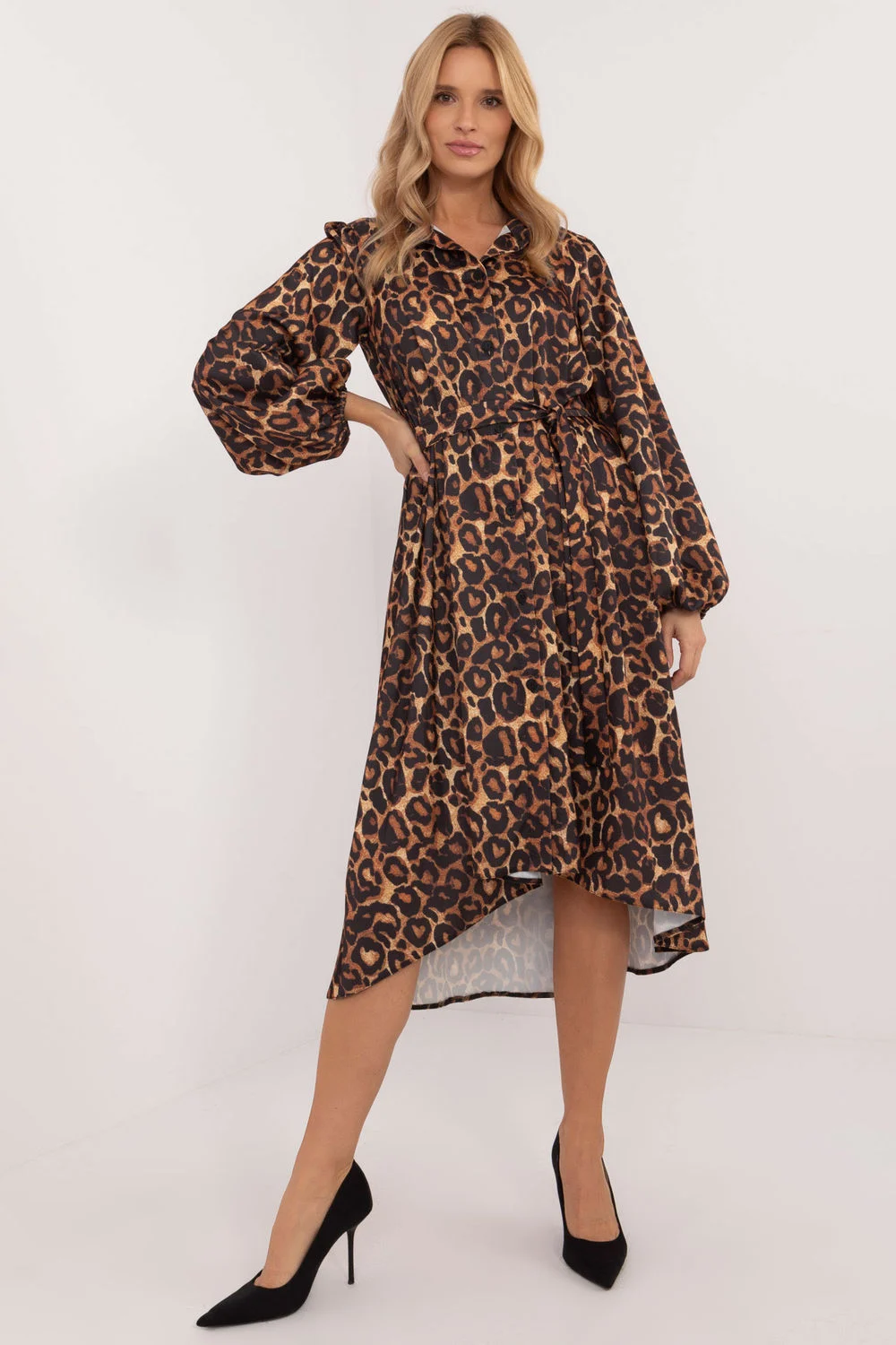 Robe de jour brune