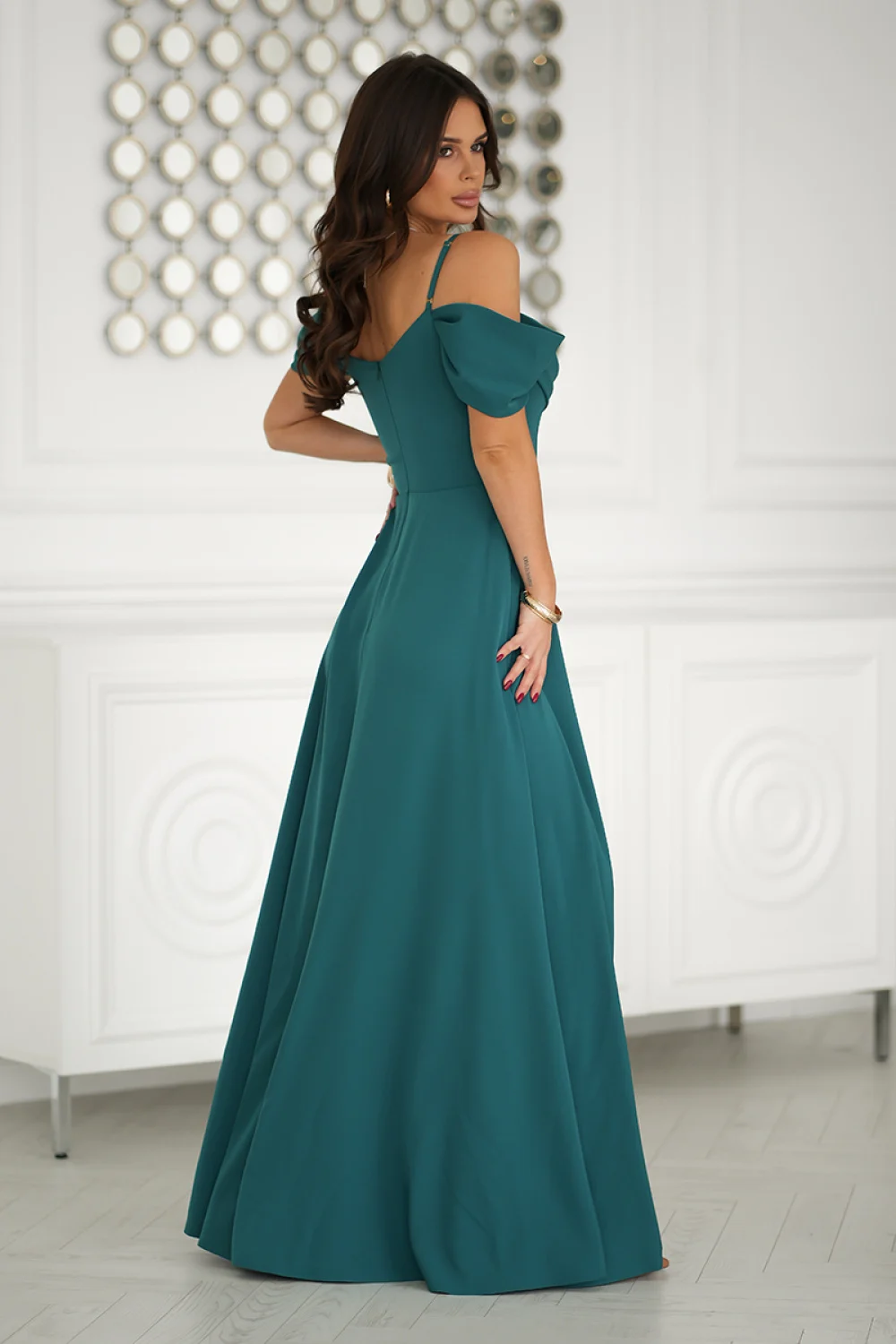 Robe longue verte – Image 3