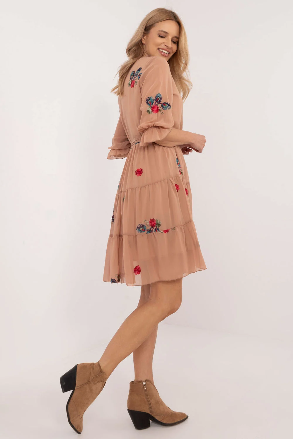 Robe de jour brune – Image 2
