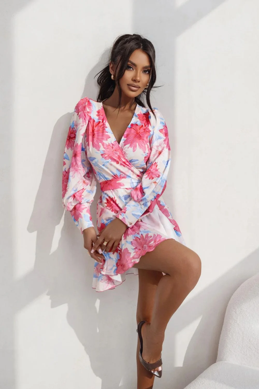 Robe de jour multicouleur