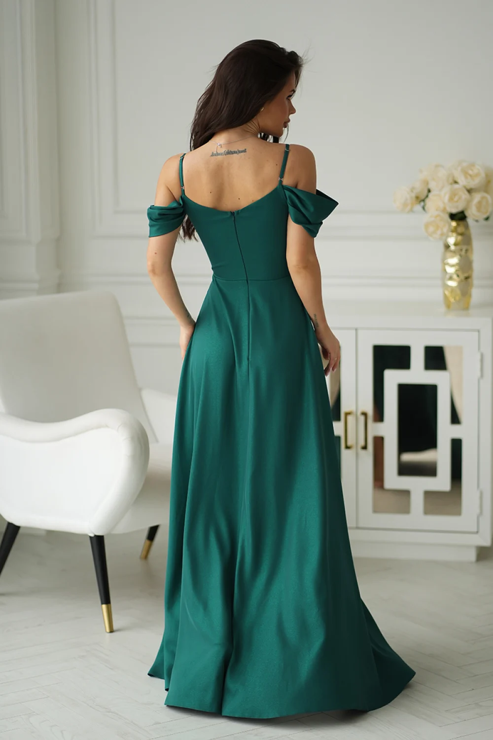 Robe longue verte – Image 2