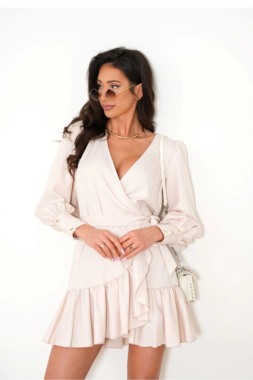Robe de jour beige – Image 4