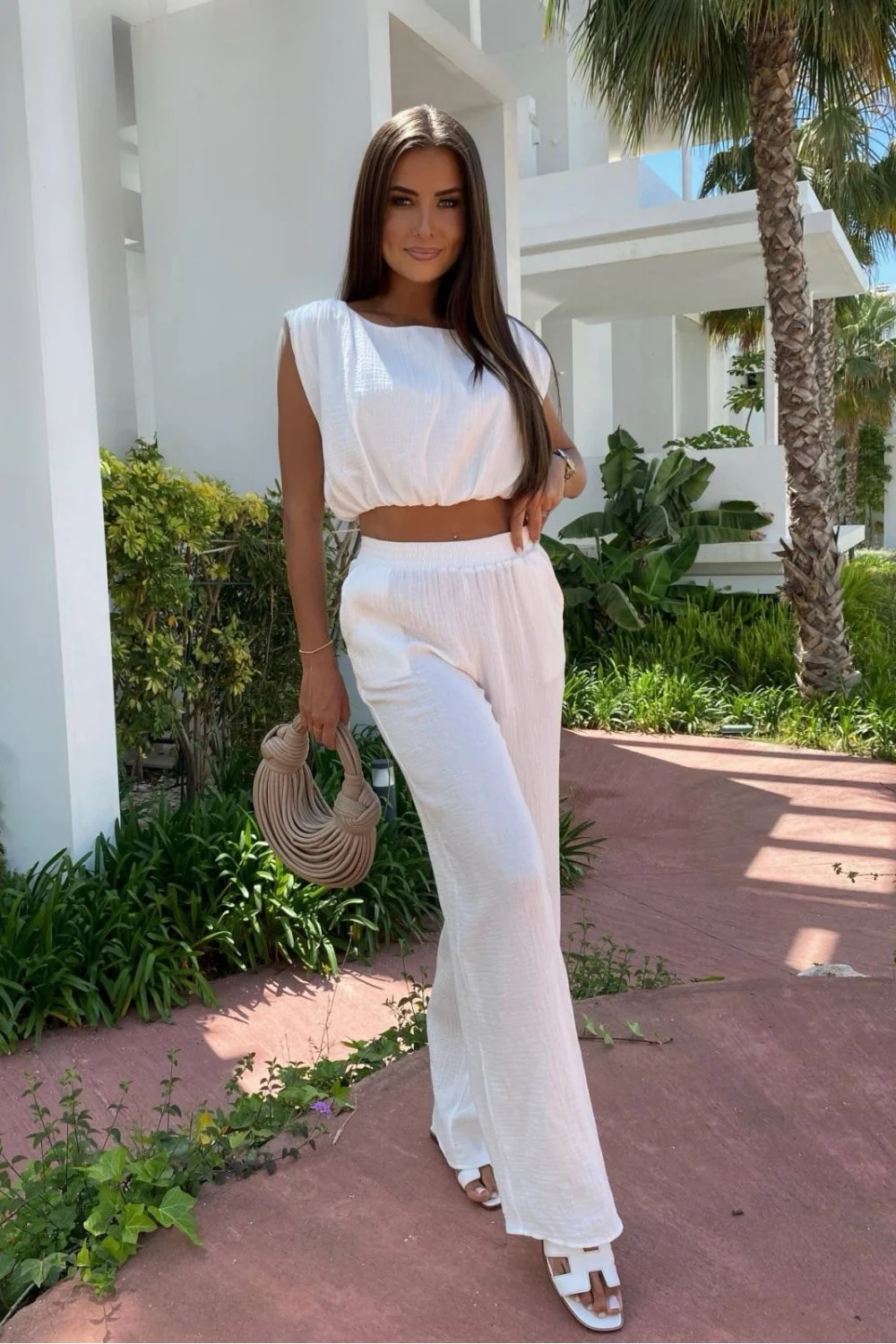 Ensemble beige