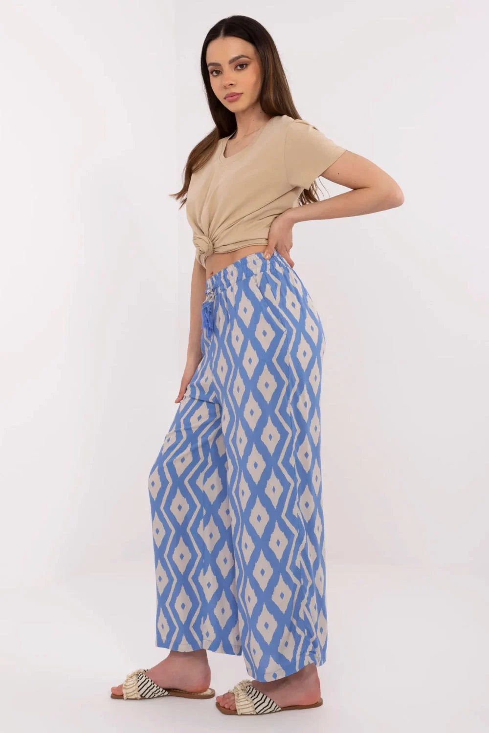 Pantalon femme bleu – Image 2