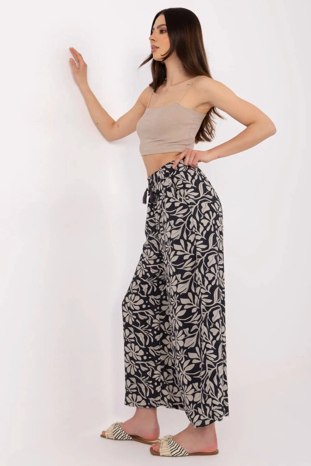 Pantalon femme bleu marine – Image 2