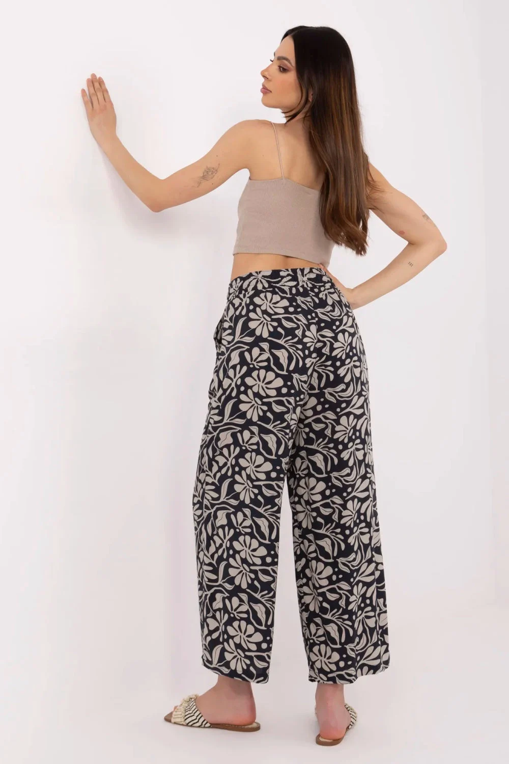 Pantalon femme bleu marine – Image 3