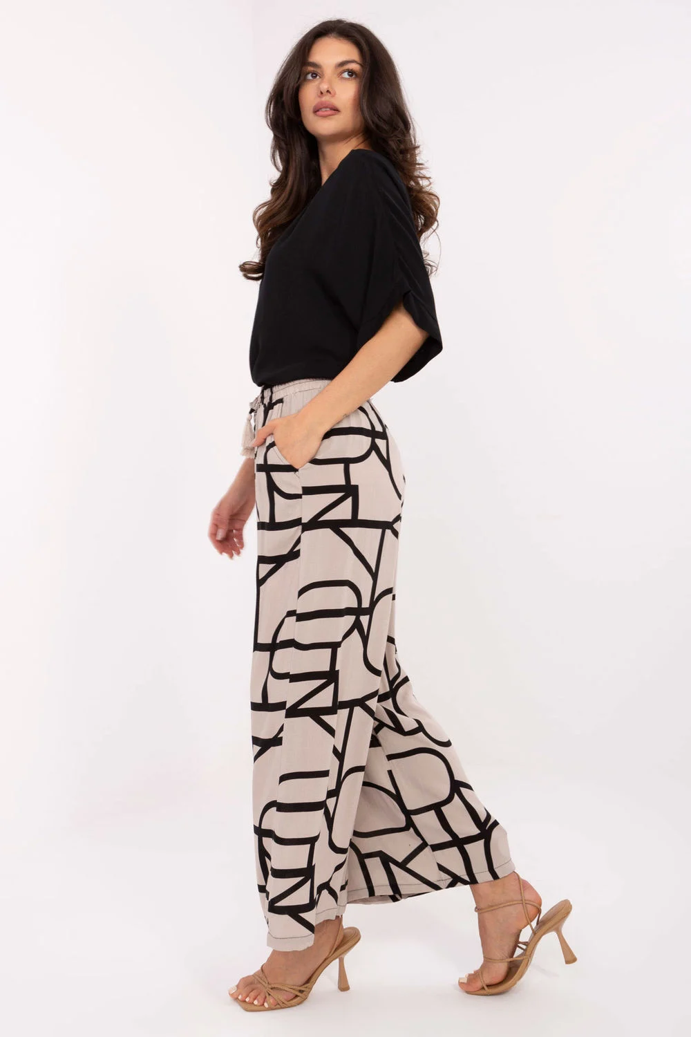 Pantalon femme beige – Image 2