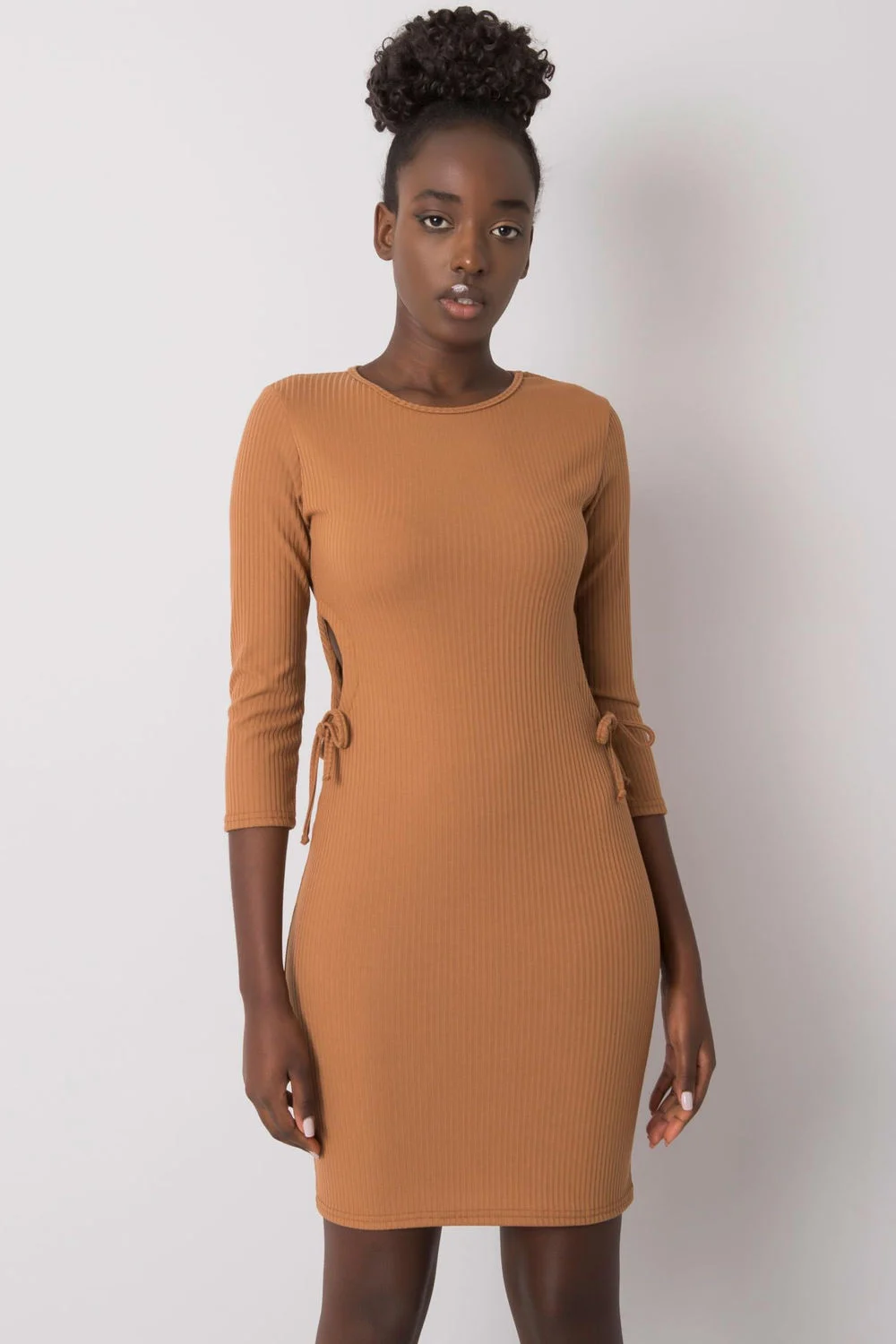 Robe de jour brune