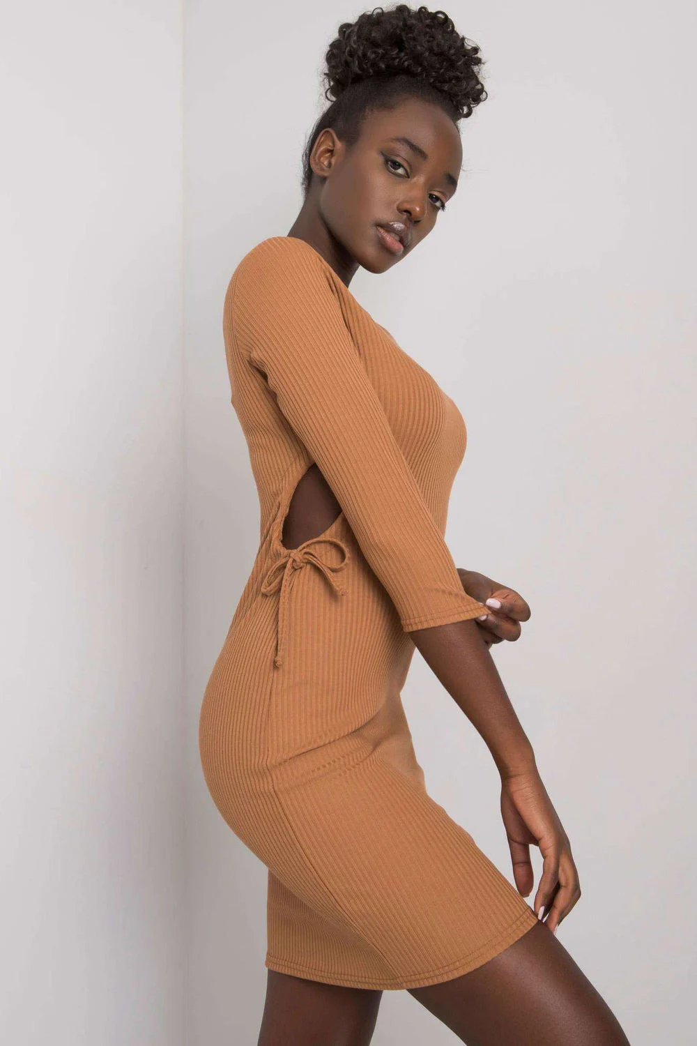 Robe de jour brune – Image 4