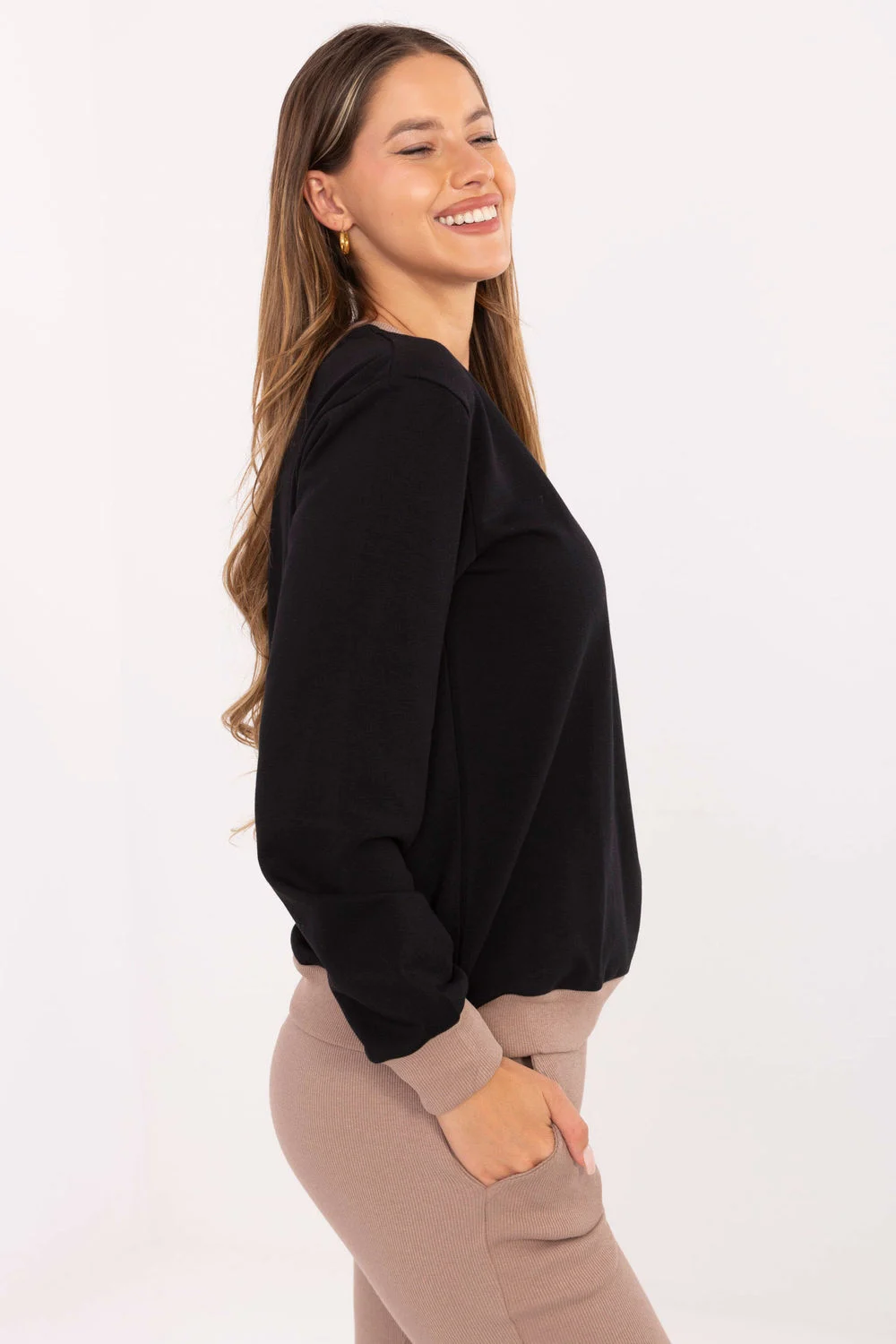 Sweatshirt noir – Image 2