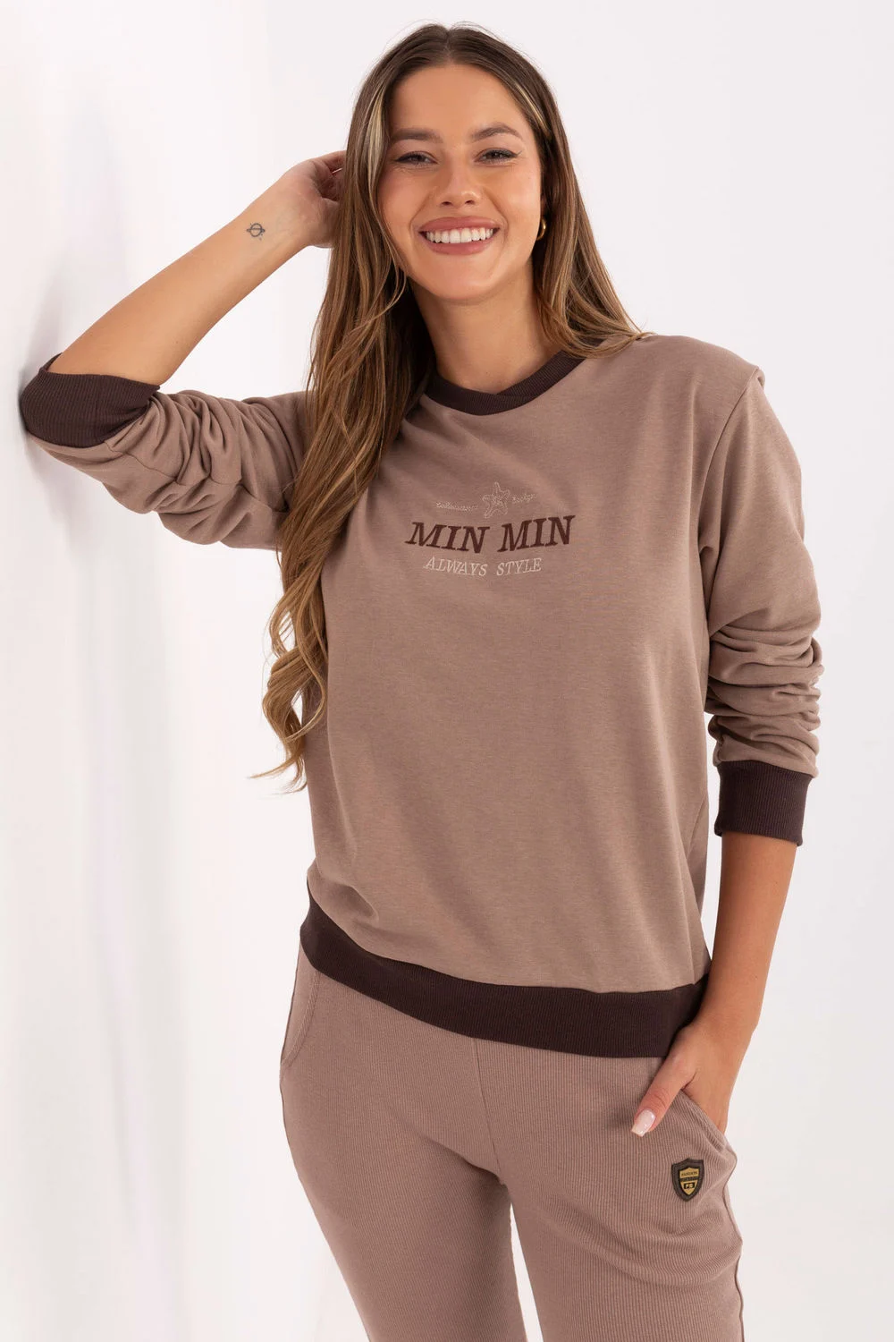 Sweatshirt beige