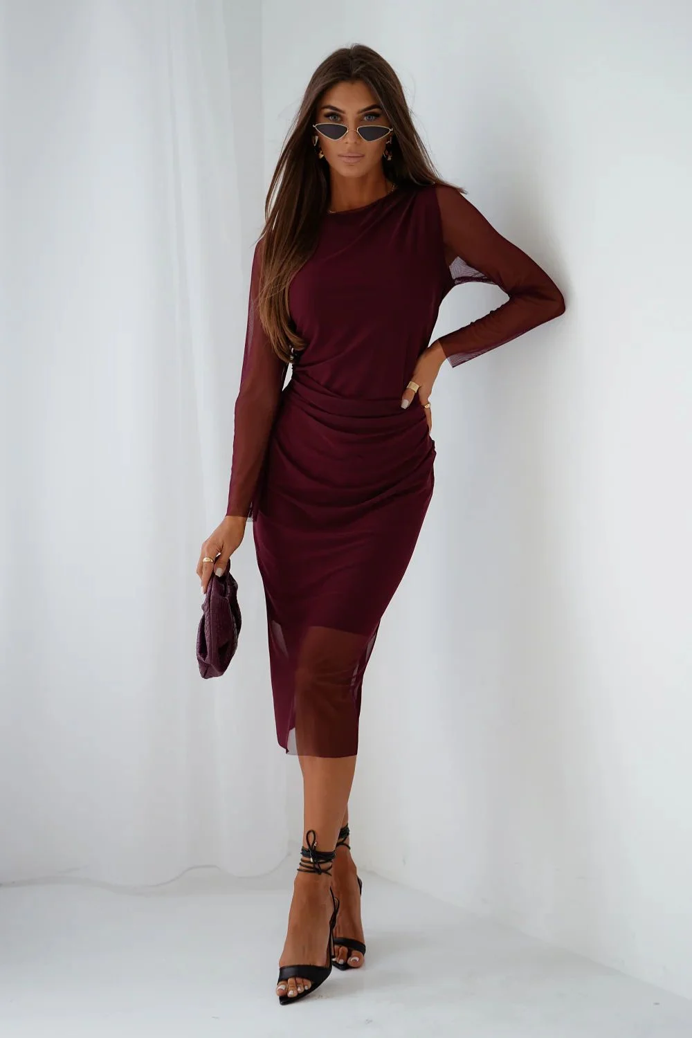 Robe de soirée rouge – Image 2