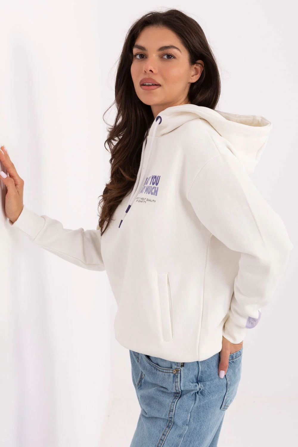 Sweatshirt blanc – Image 2
