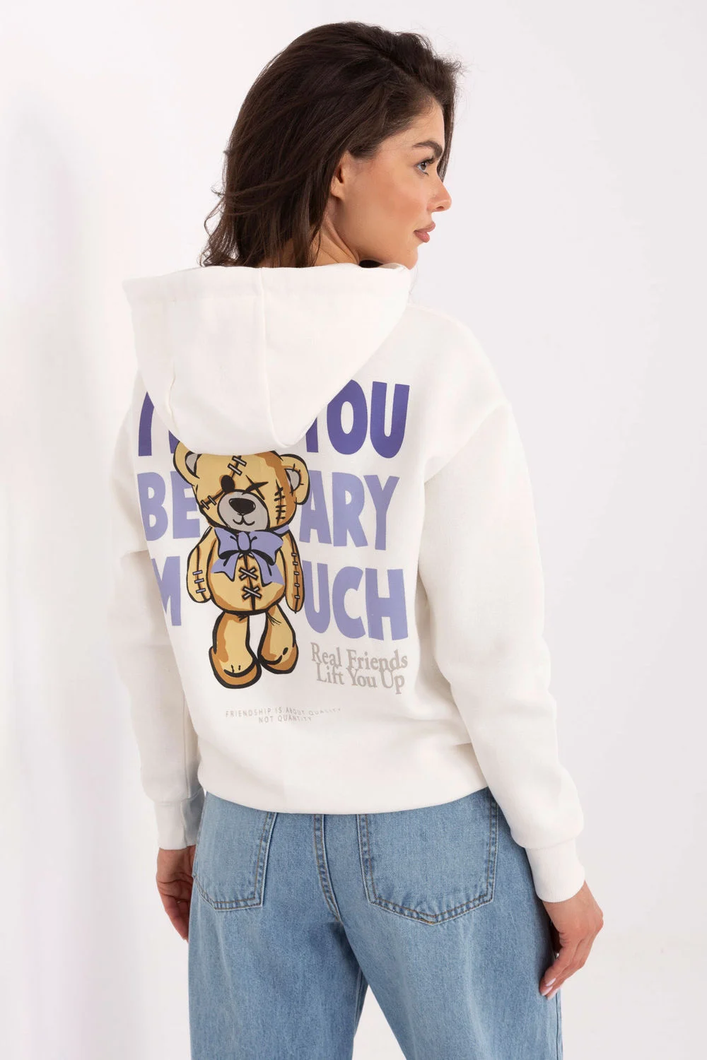 Sweatshirt blanc – Image 3