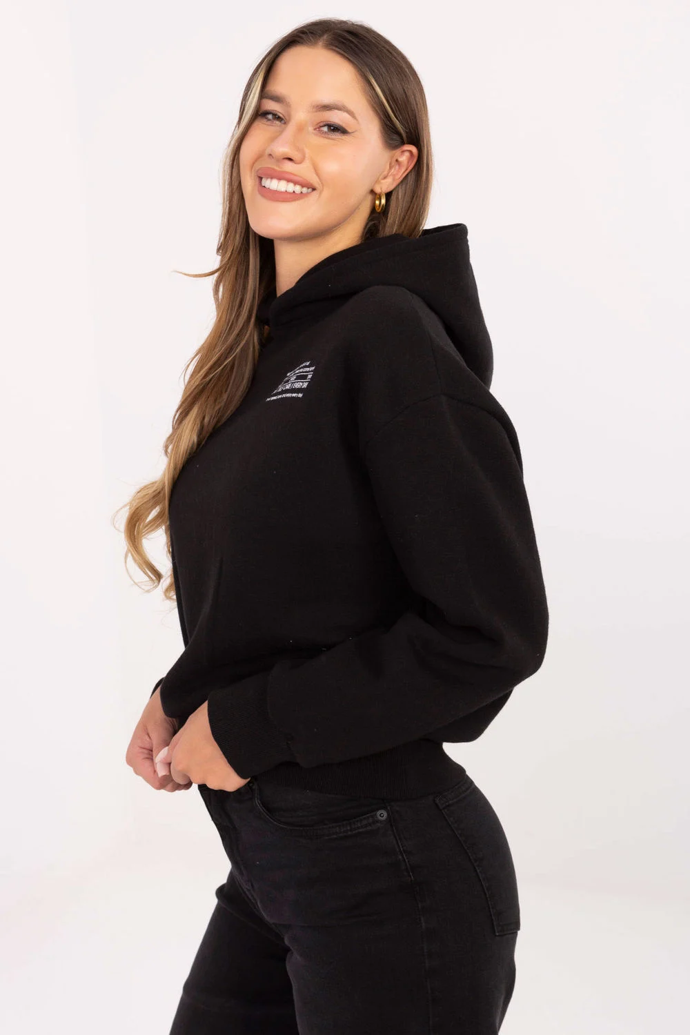 Sweatshirt noir – Image 2