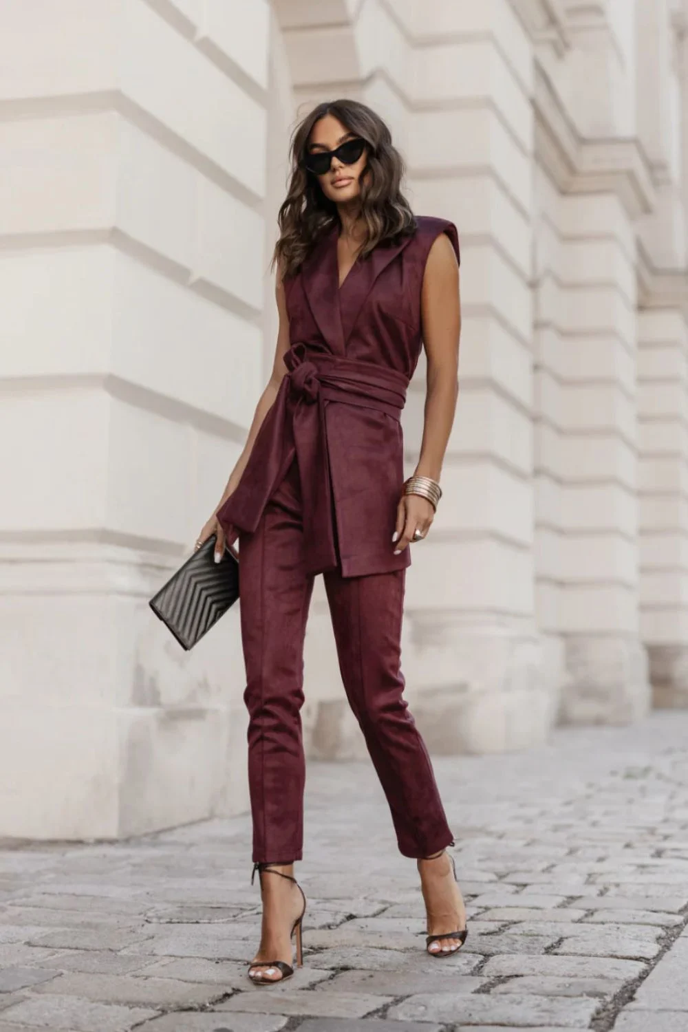 Pantalon femme rouge – Image 3
