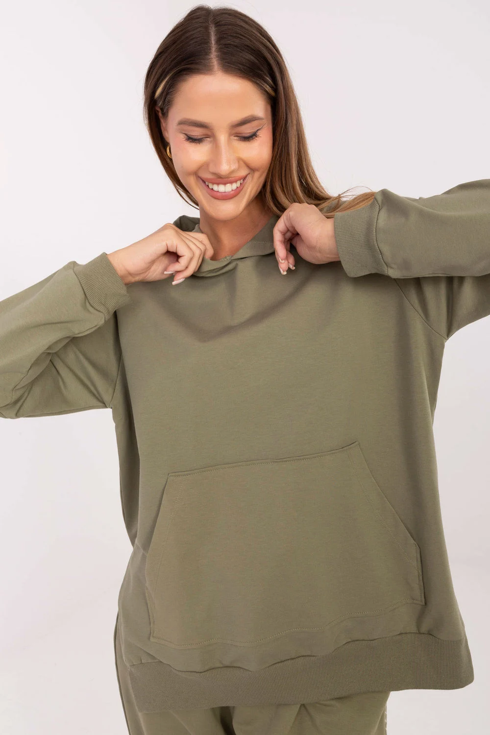 Sweatshirt vert