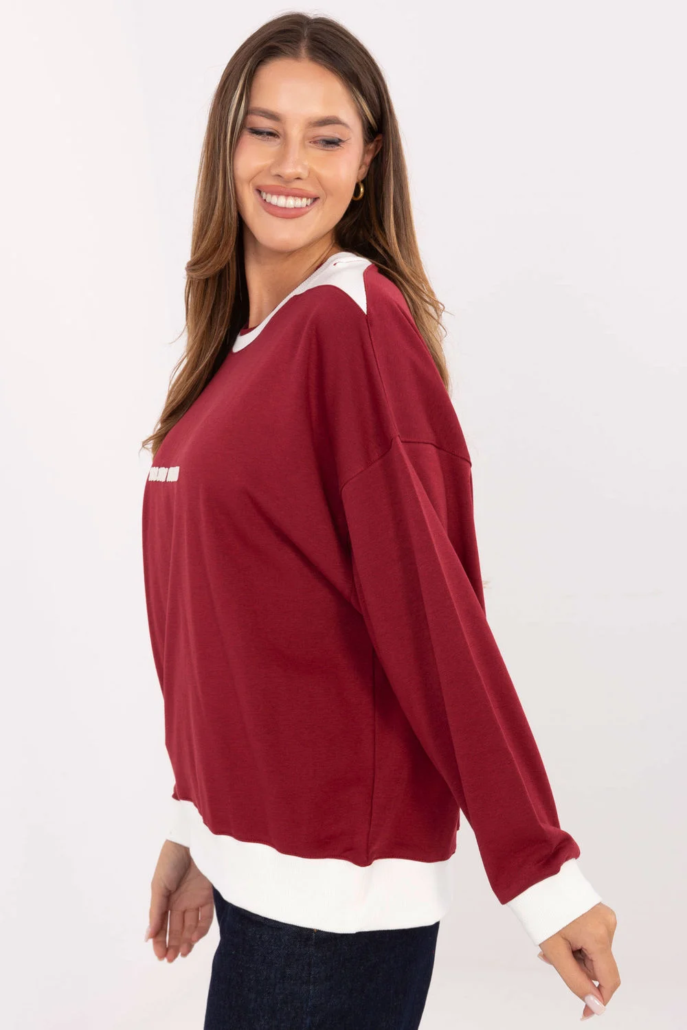Sweatshirt rouge – Image 2