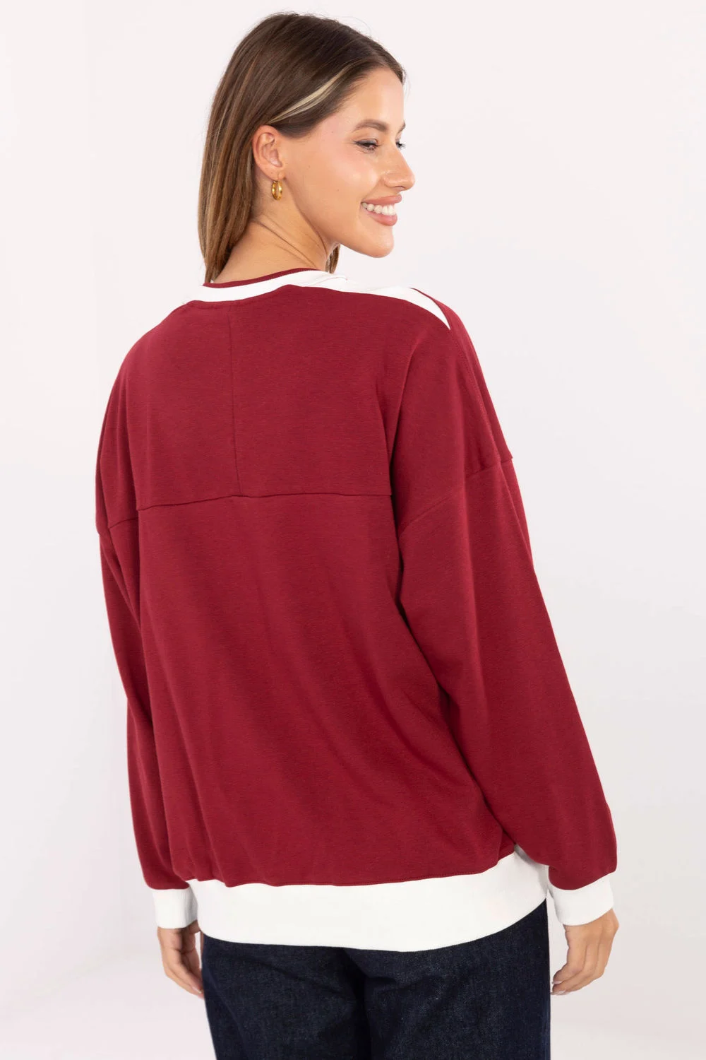Sweatshirt rouge – Image 3