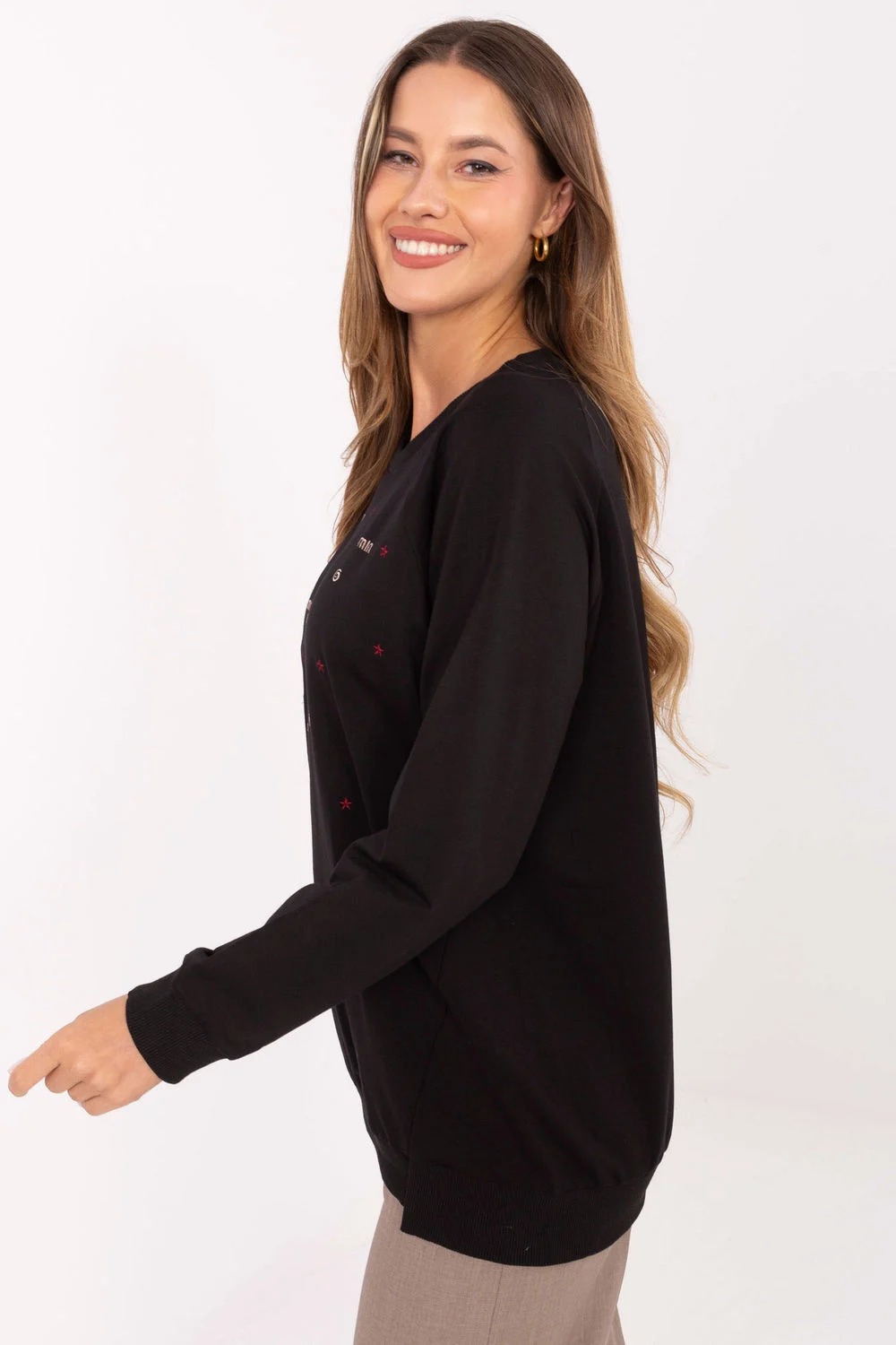 Sweatshirt noir – Image 2
