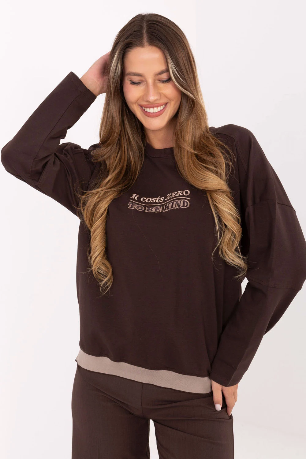 Sweatshirt brun
