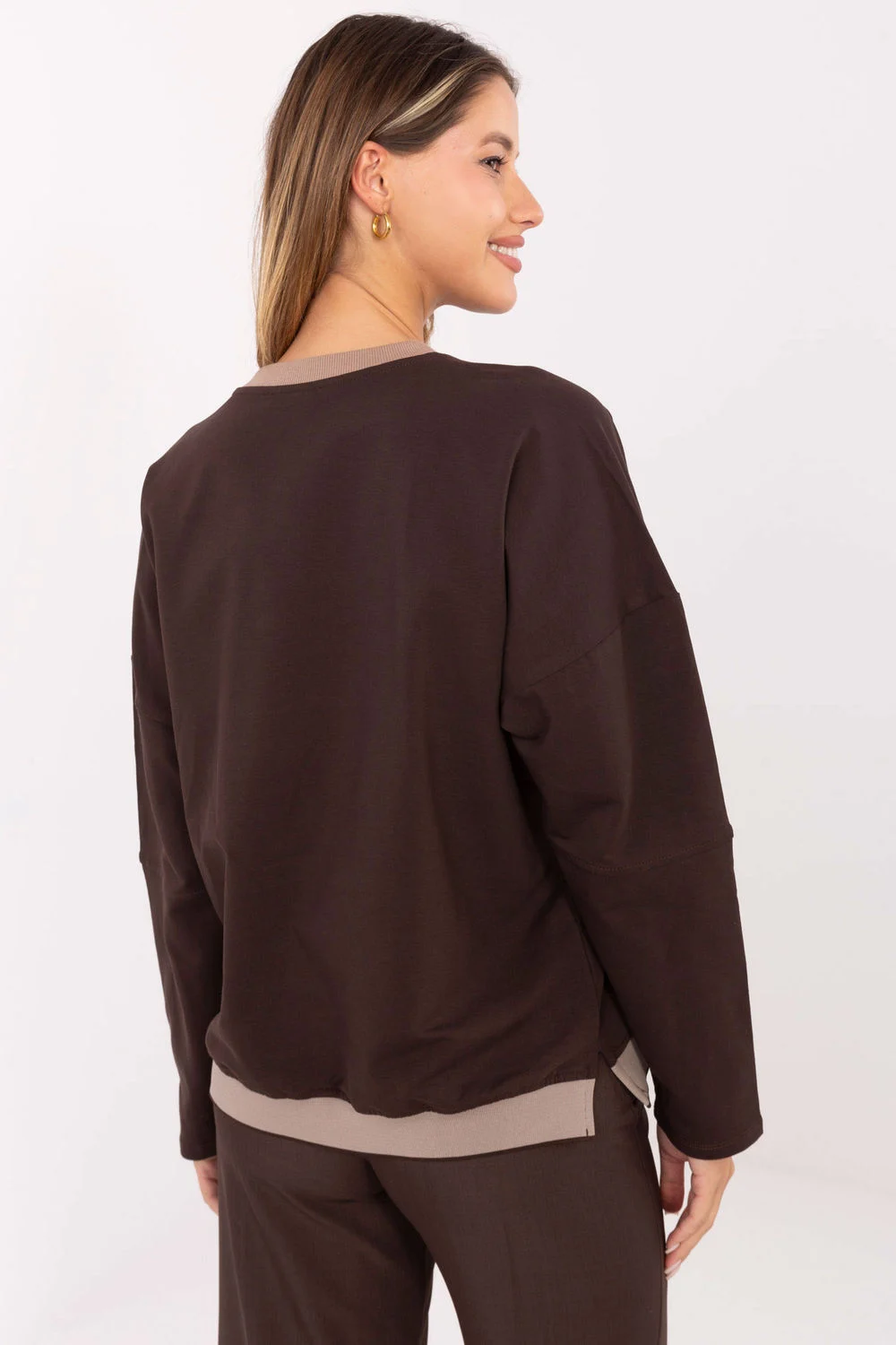 Sweatshirt brun – Image 3