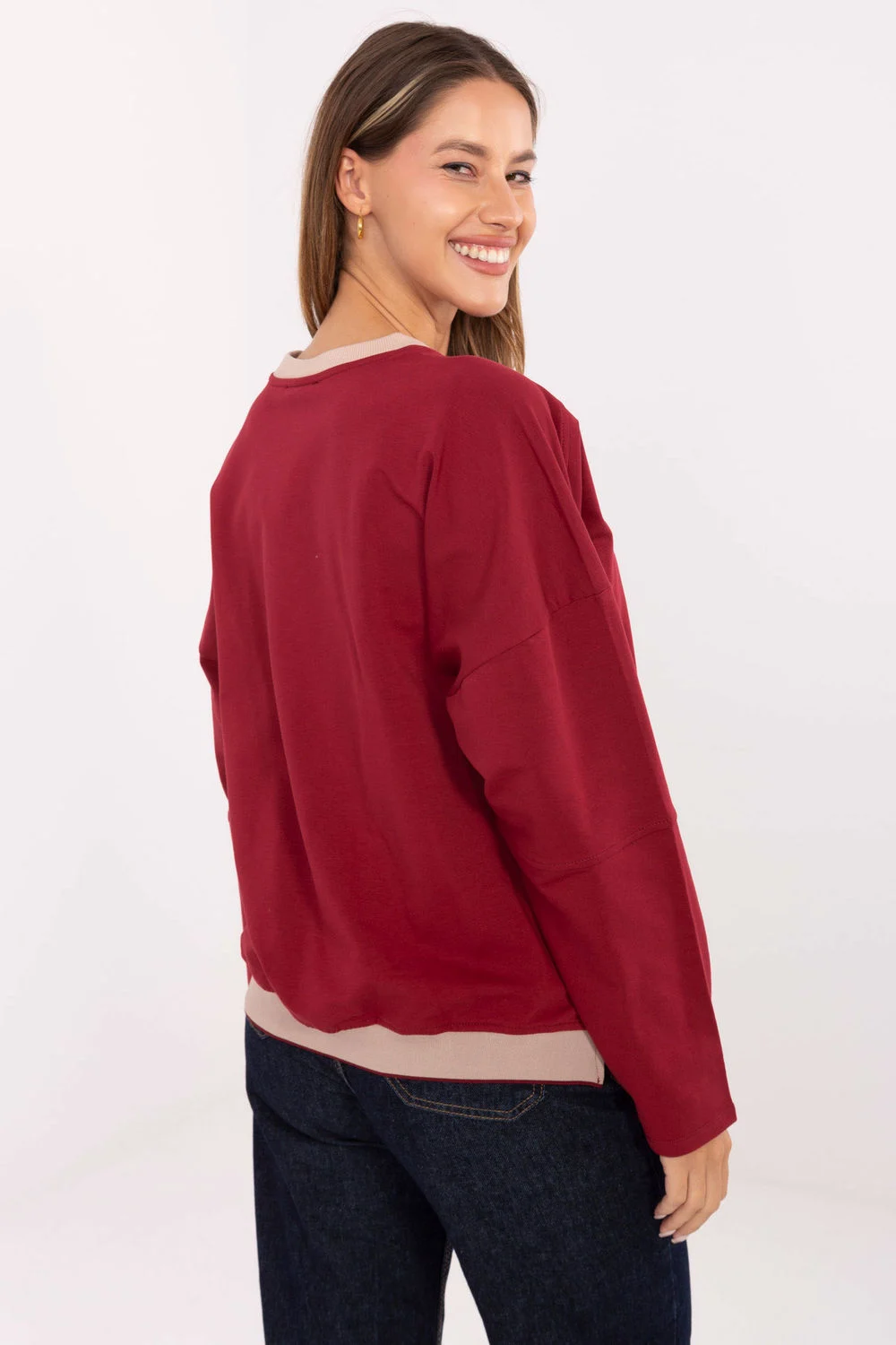 Sweatshirt rouge – Image 3