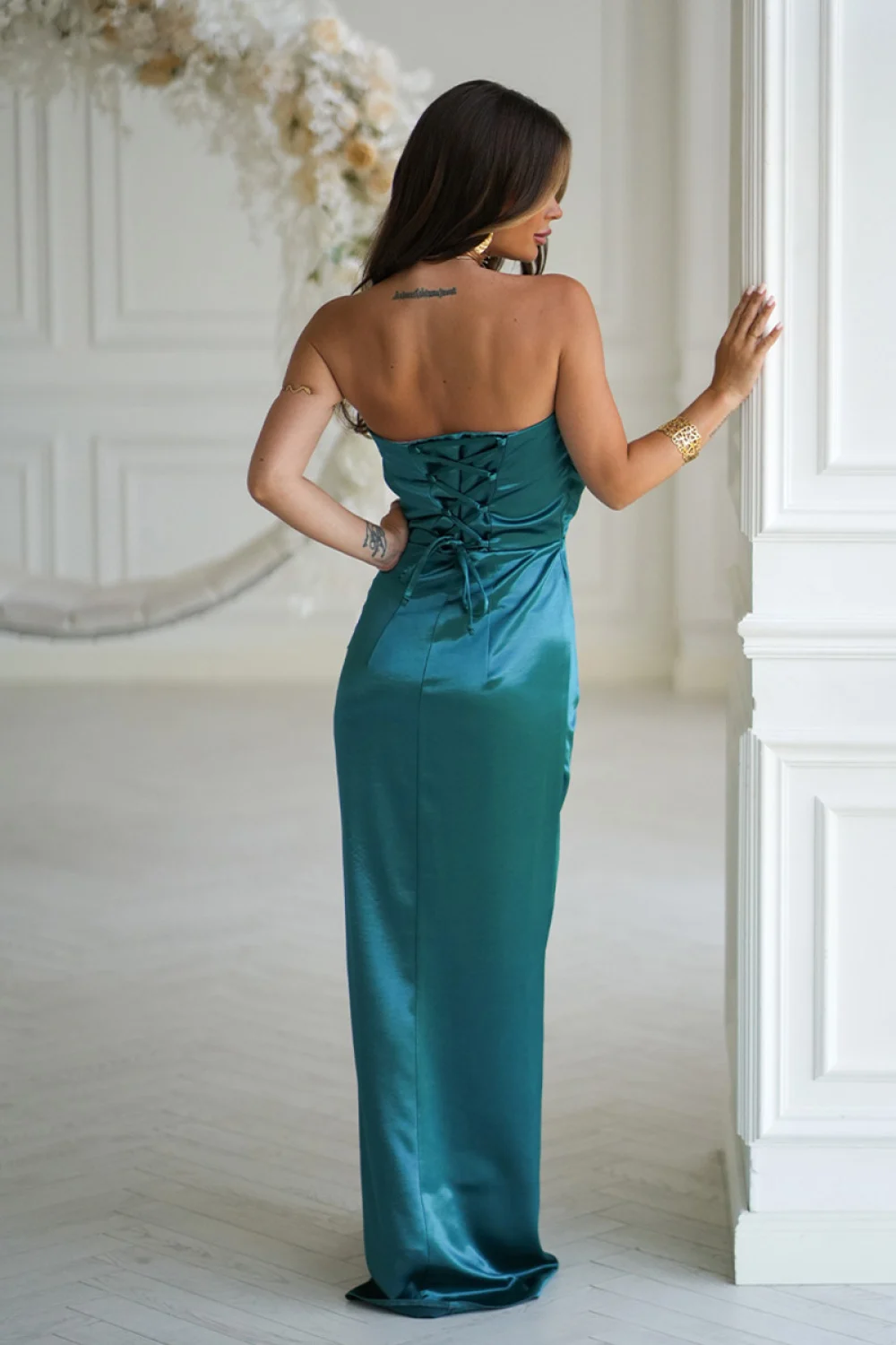 Robe longue verte – Image 3