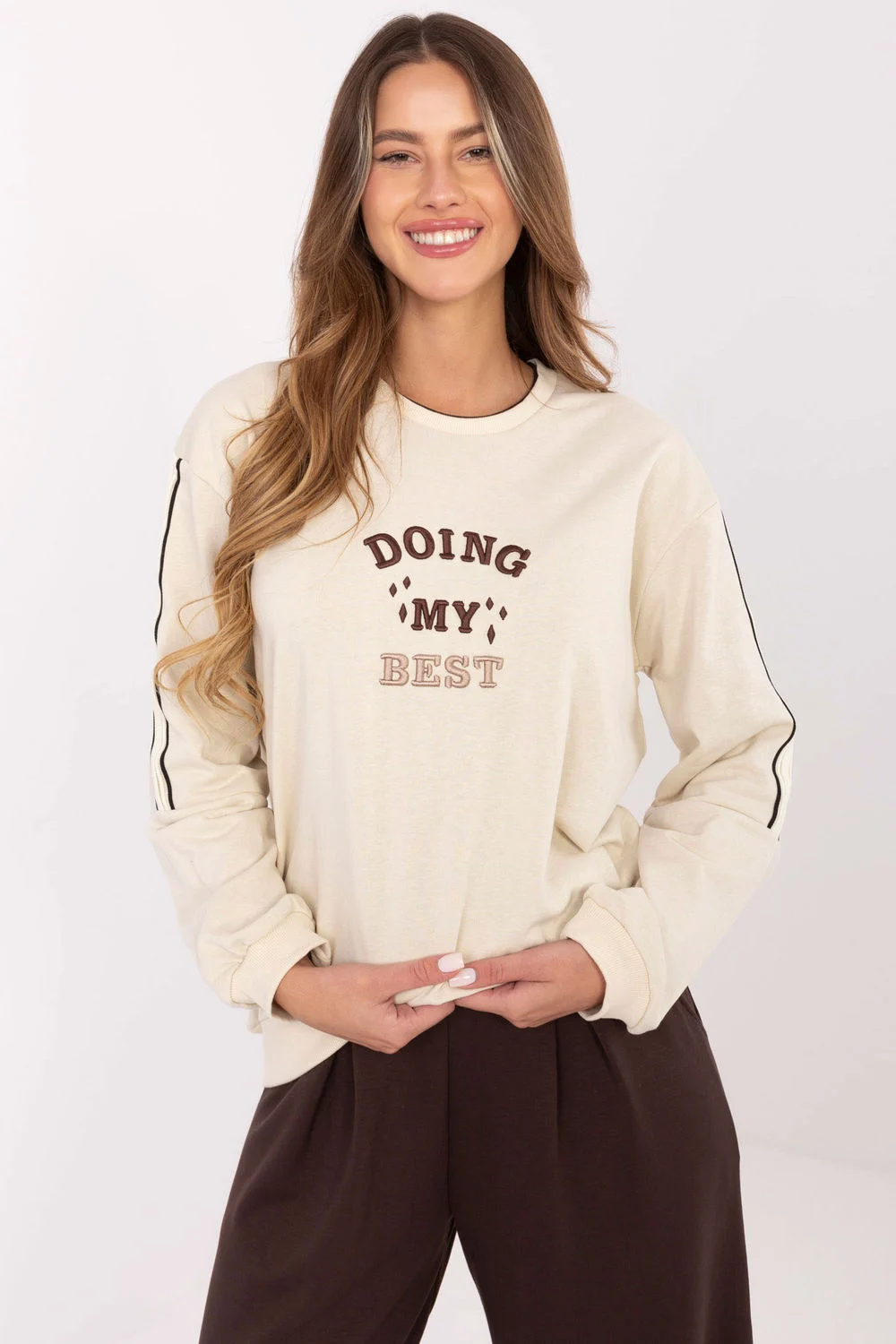 Sweatshirt beige