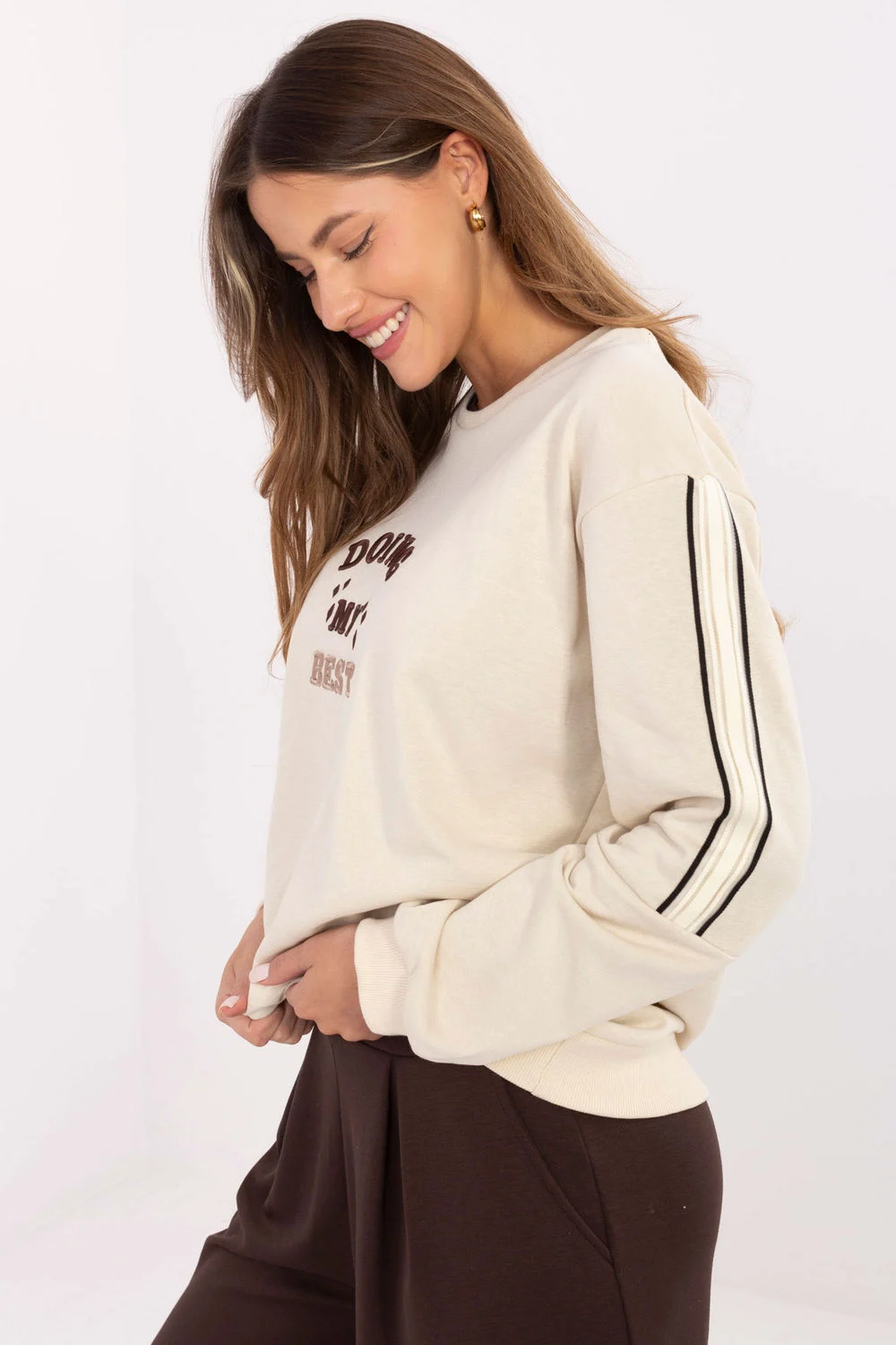 Sweatshirt beige – Image 3