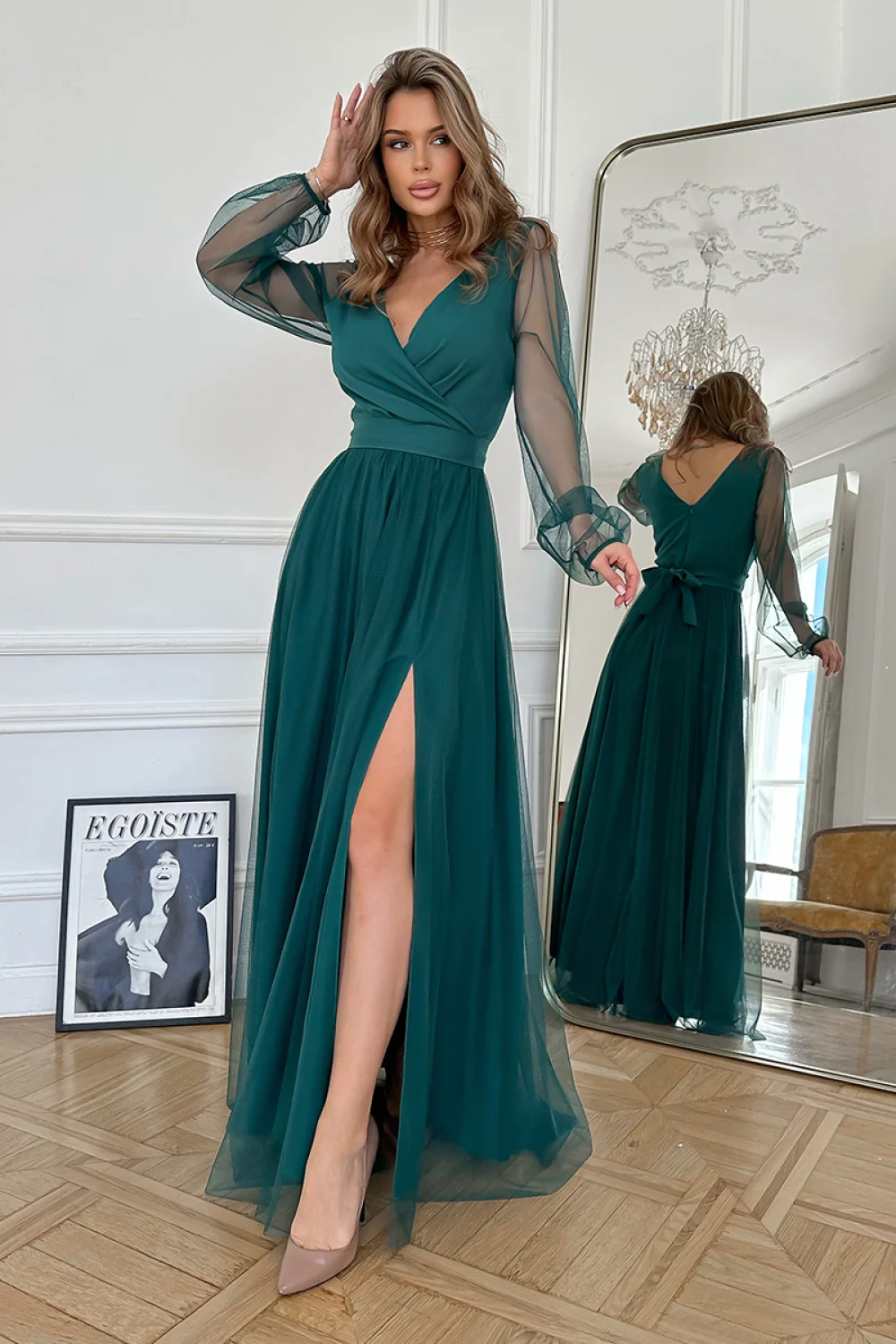 Robe longue verte – Image 2
