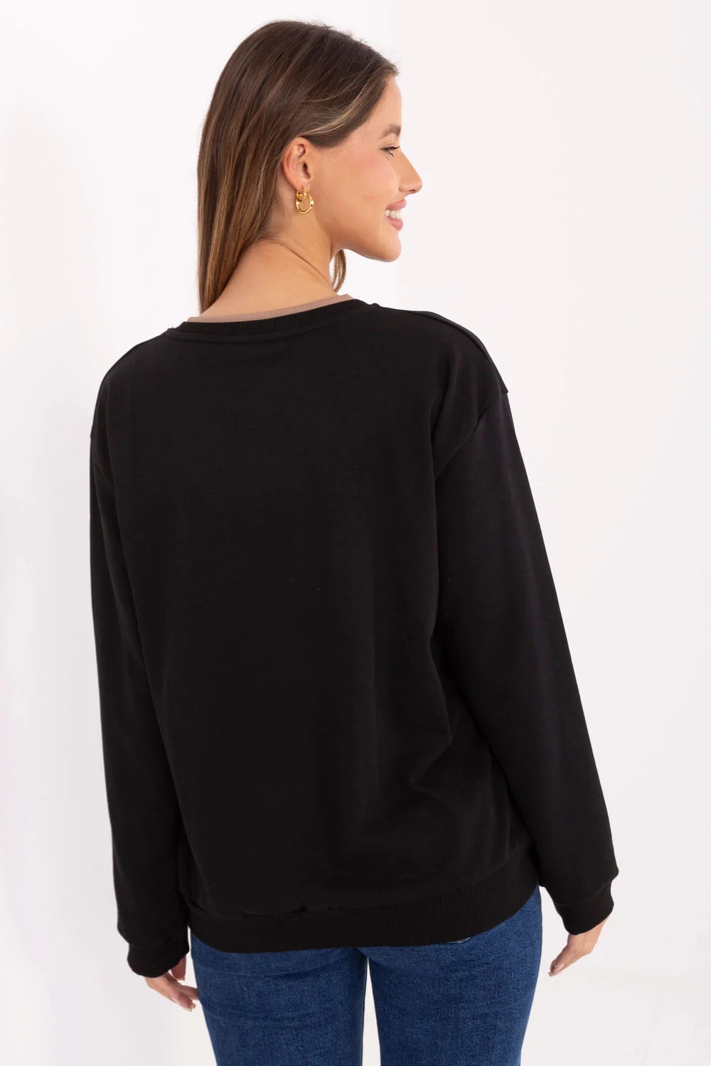 Sweatshirt noir – Image 3