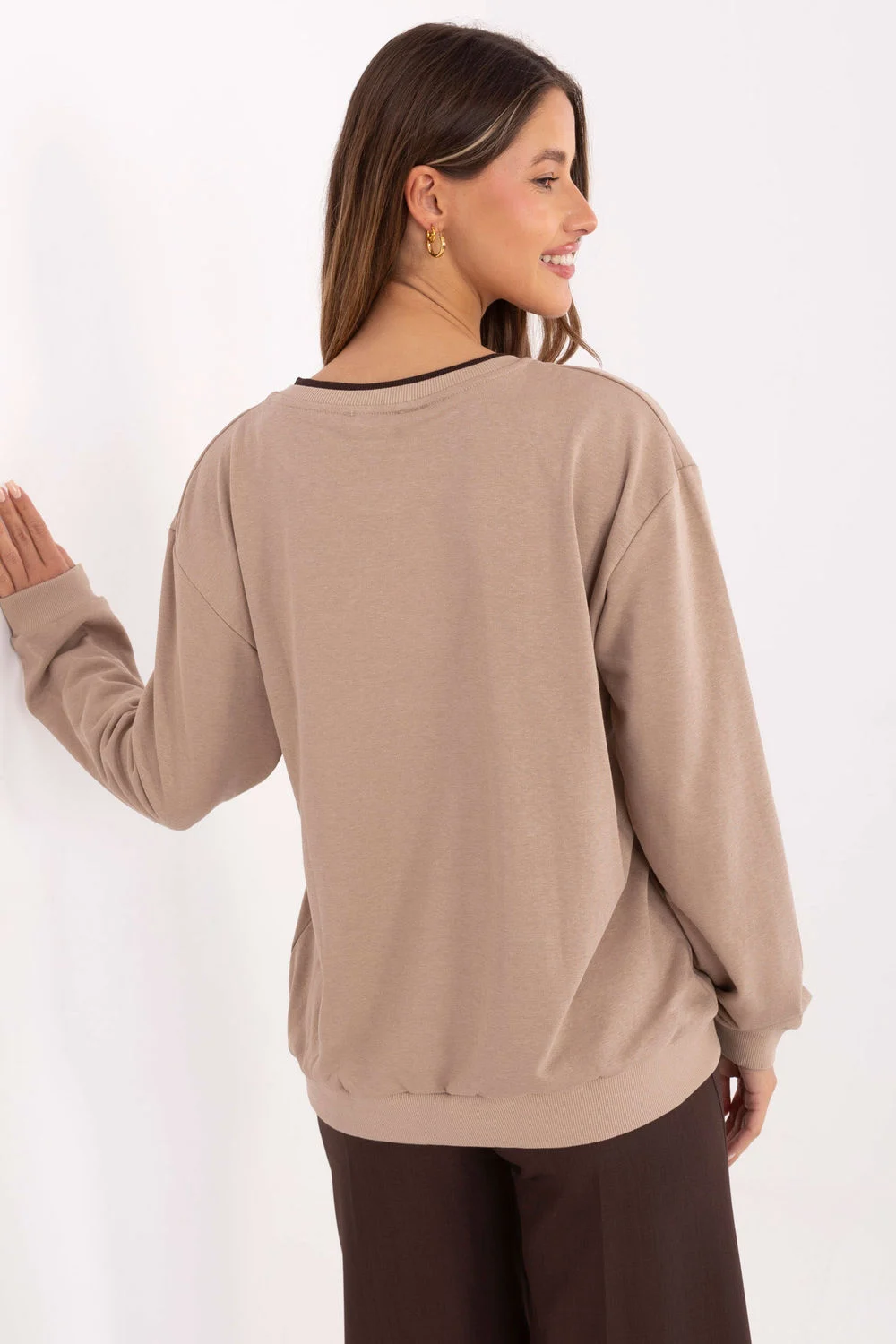 Sweatshirt beige – Image 3