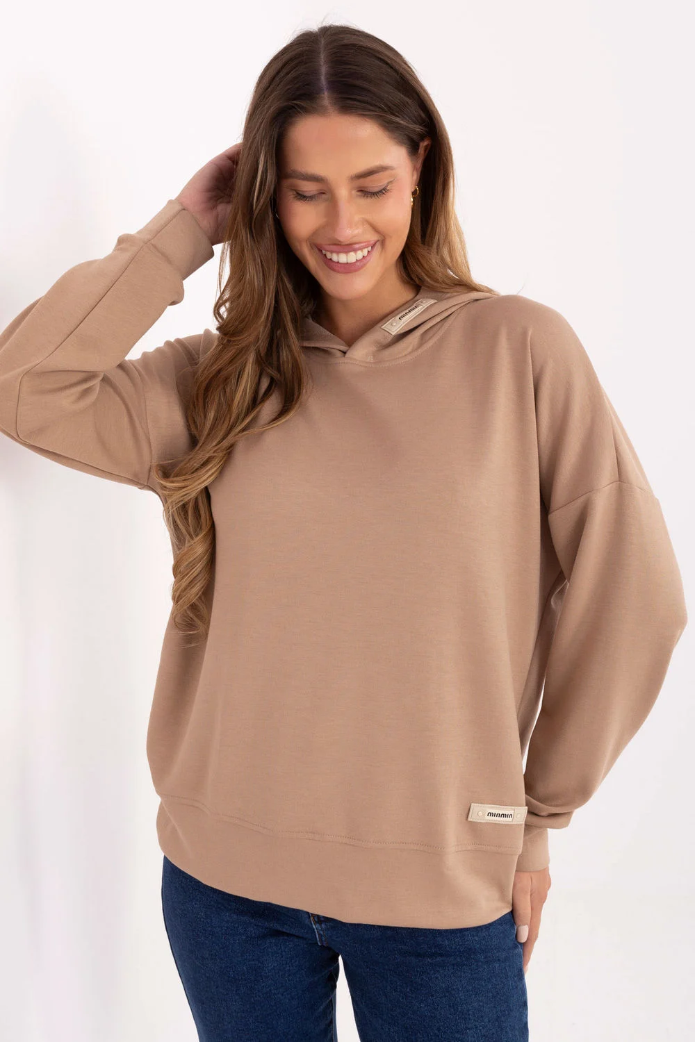 Relevance Sweatshirt à capuche beige