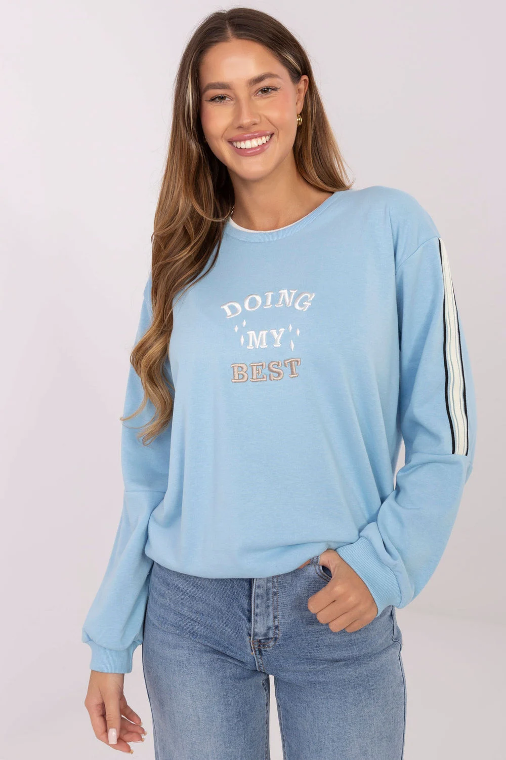 Sweatshirt bleu