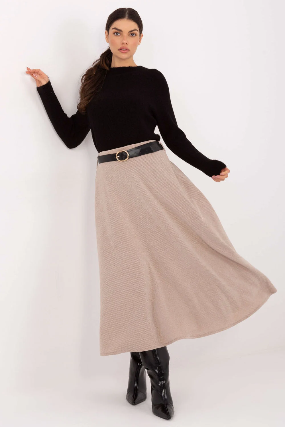 Jupe beige