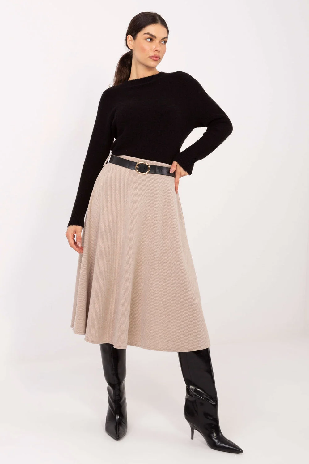 Jupe beige