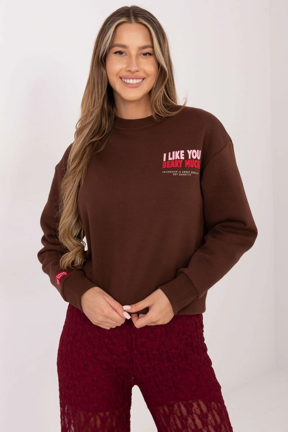 Sweatshirt brun