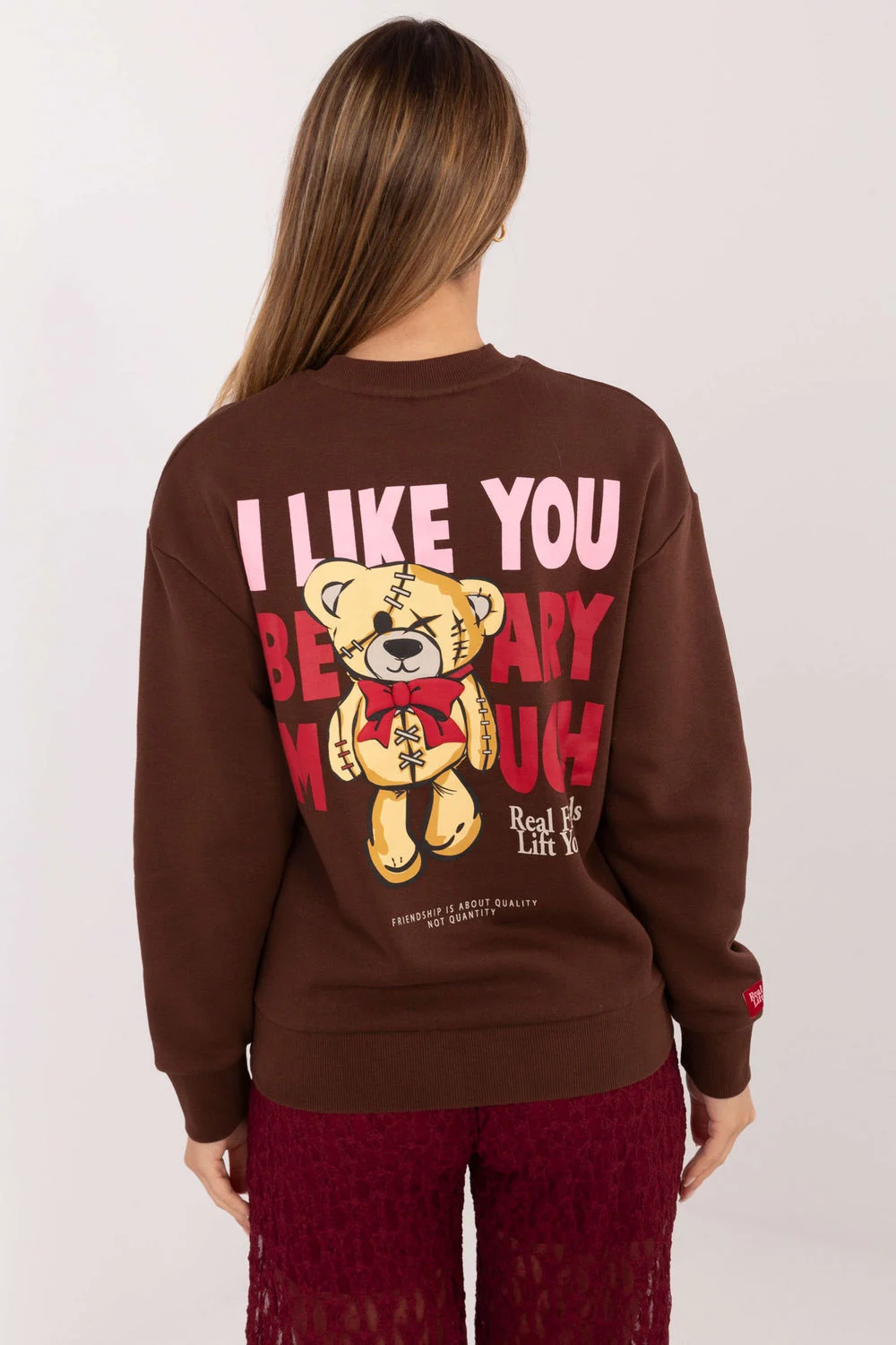 Sweatshirt brun – Image 3