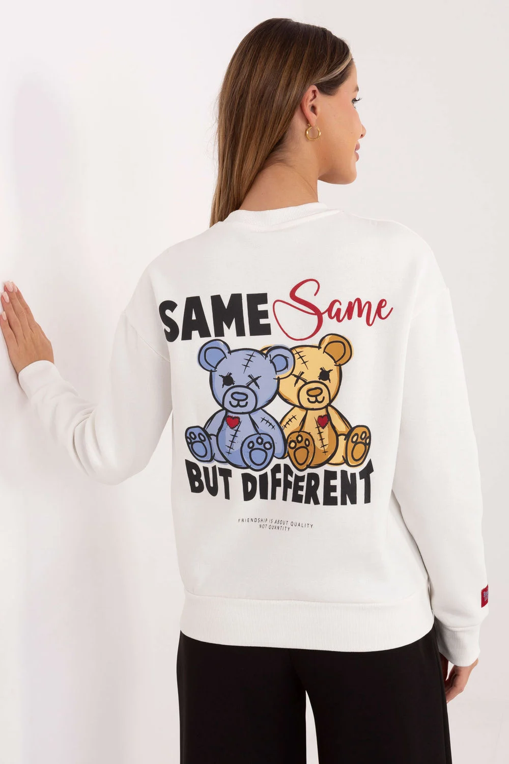 Sweatshirt blanc – Image 3