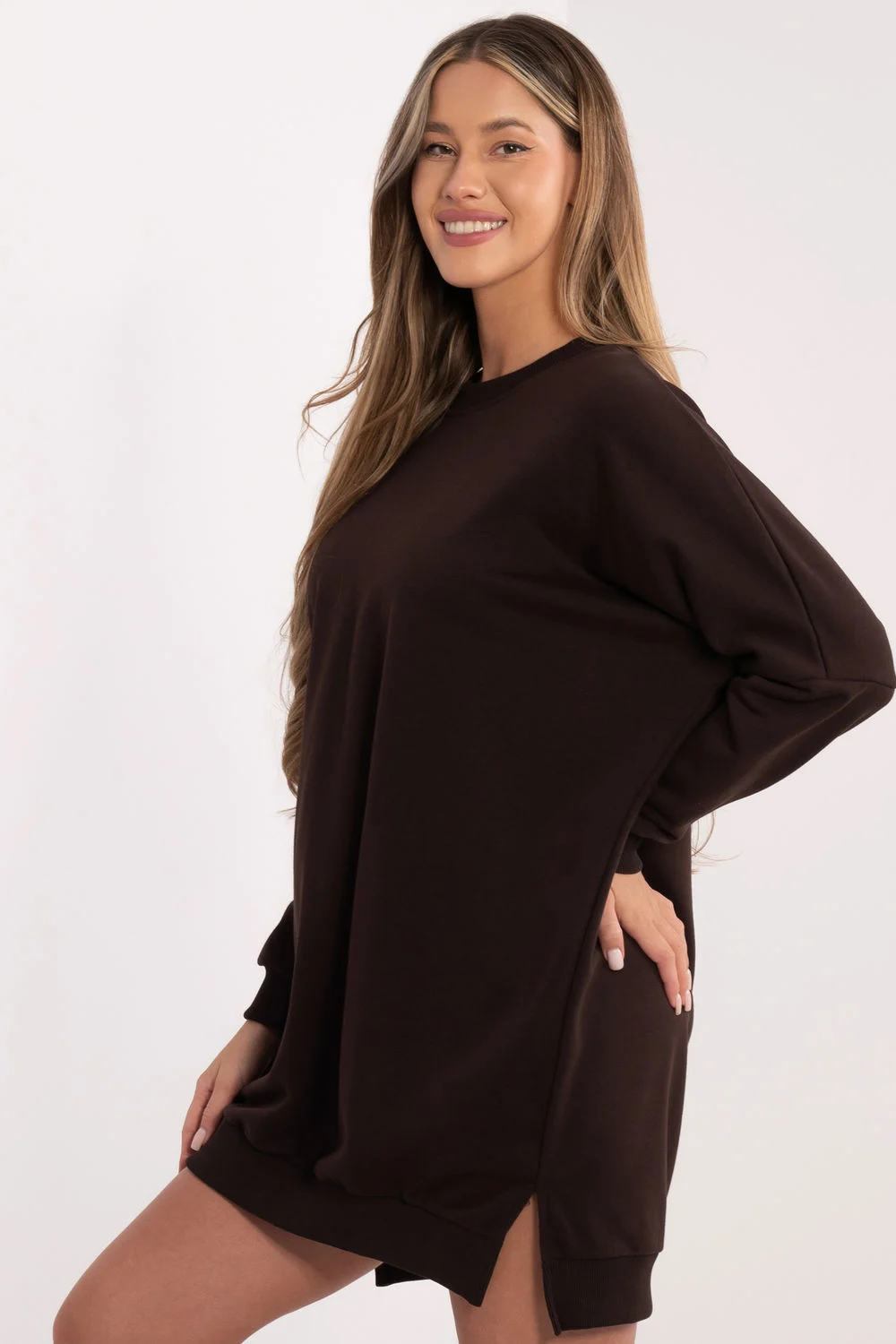 Robe de jour brune