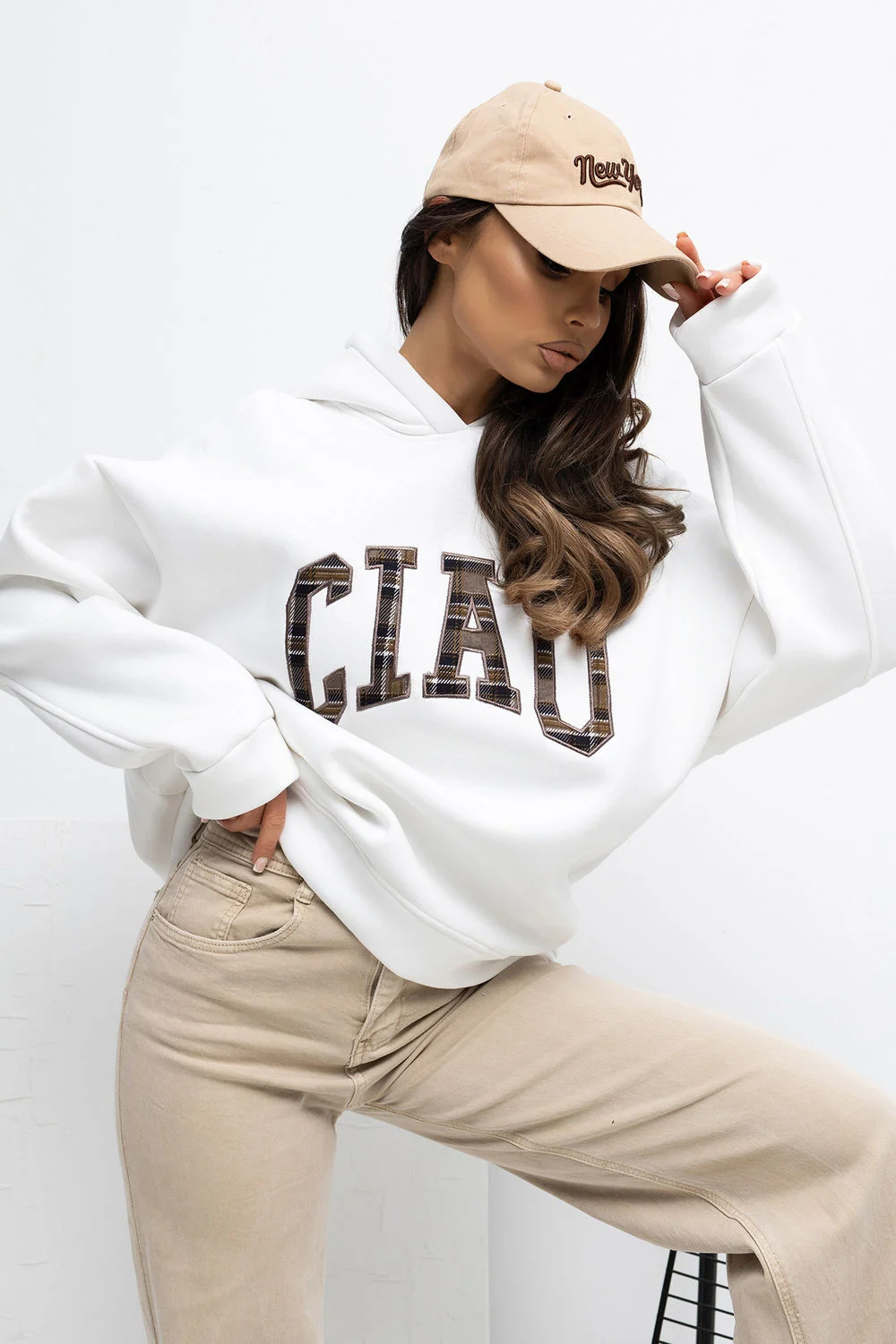 Sweatshirt beige