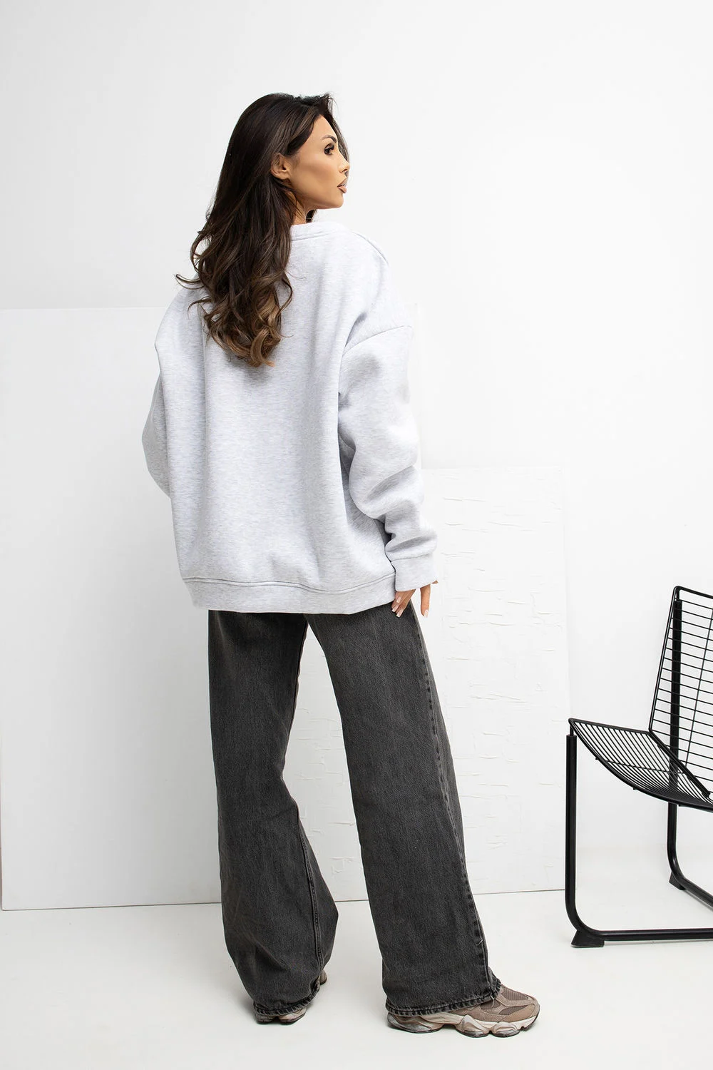 Sweatshirt gris – Image 3