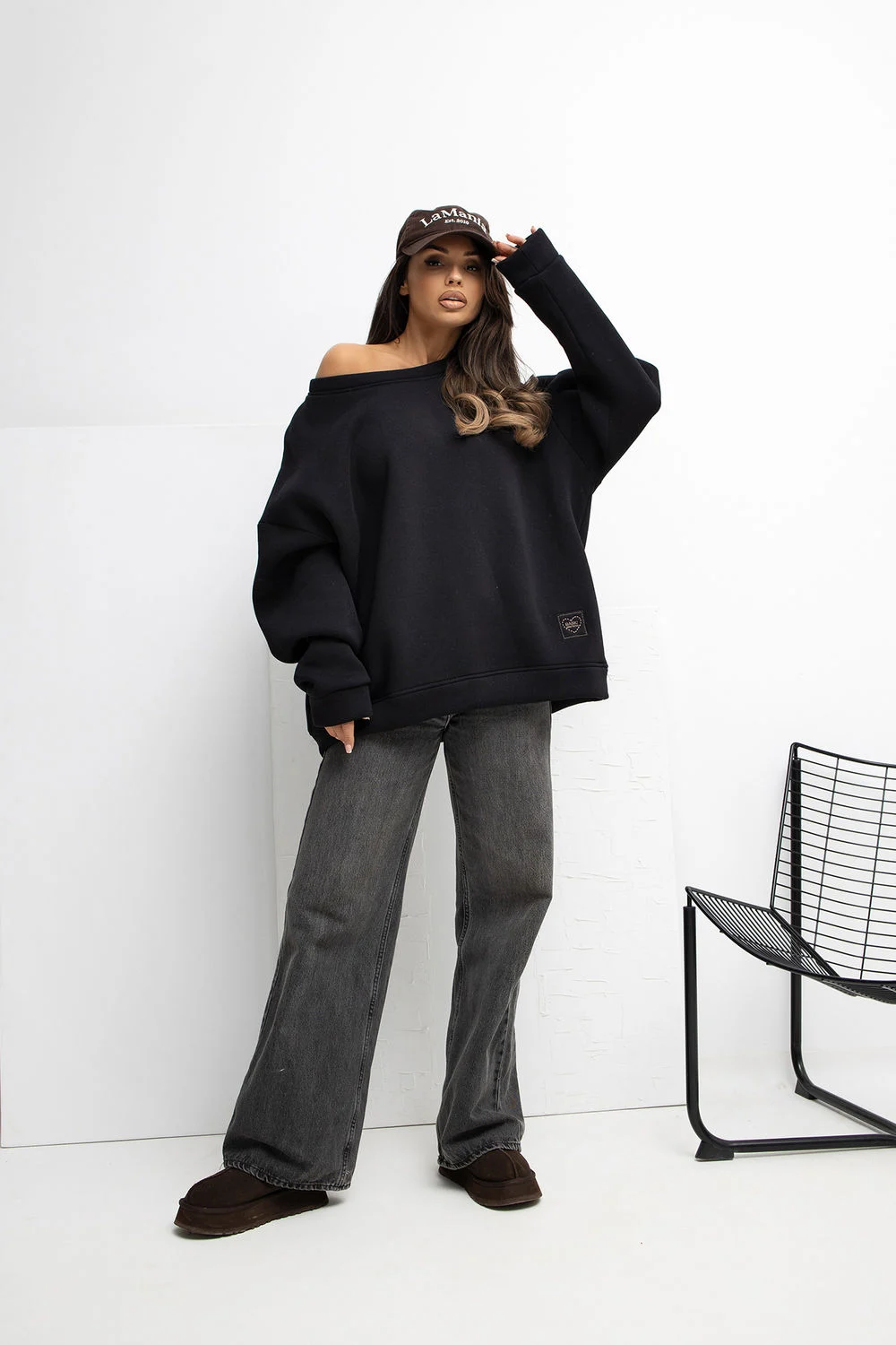 Sweatshirt noir – Image 4