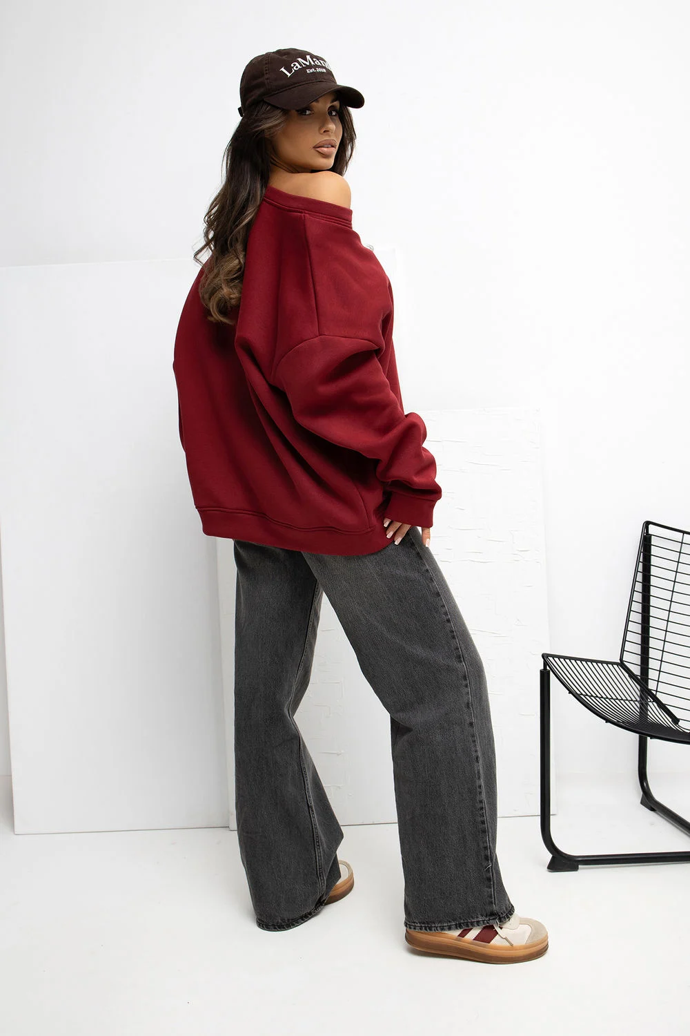 Sweatshirt rouge – Image 3