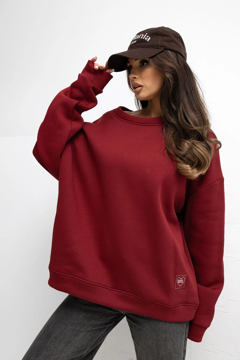 Sweatshirt rouge – Image 4