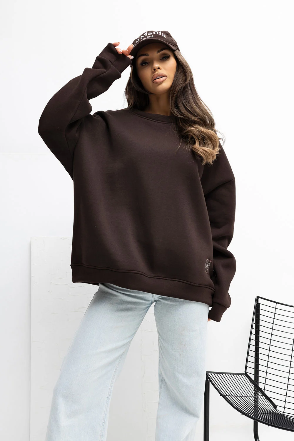 Sweatshirt brun