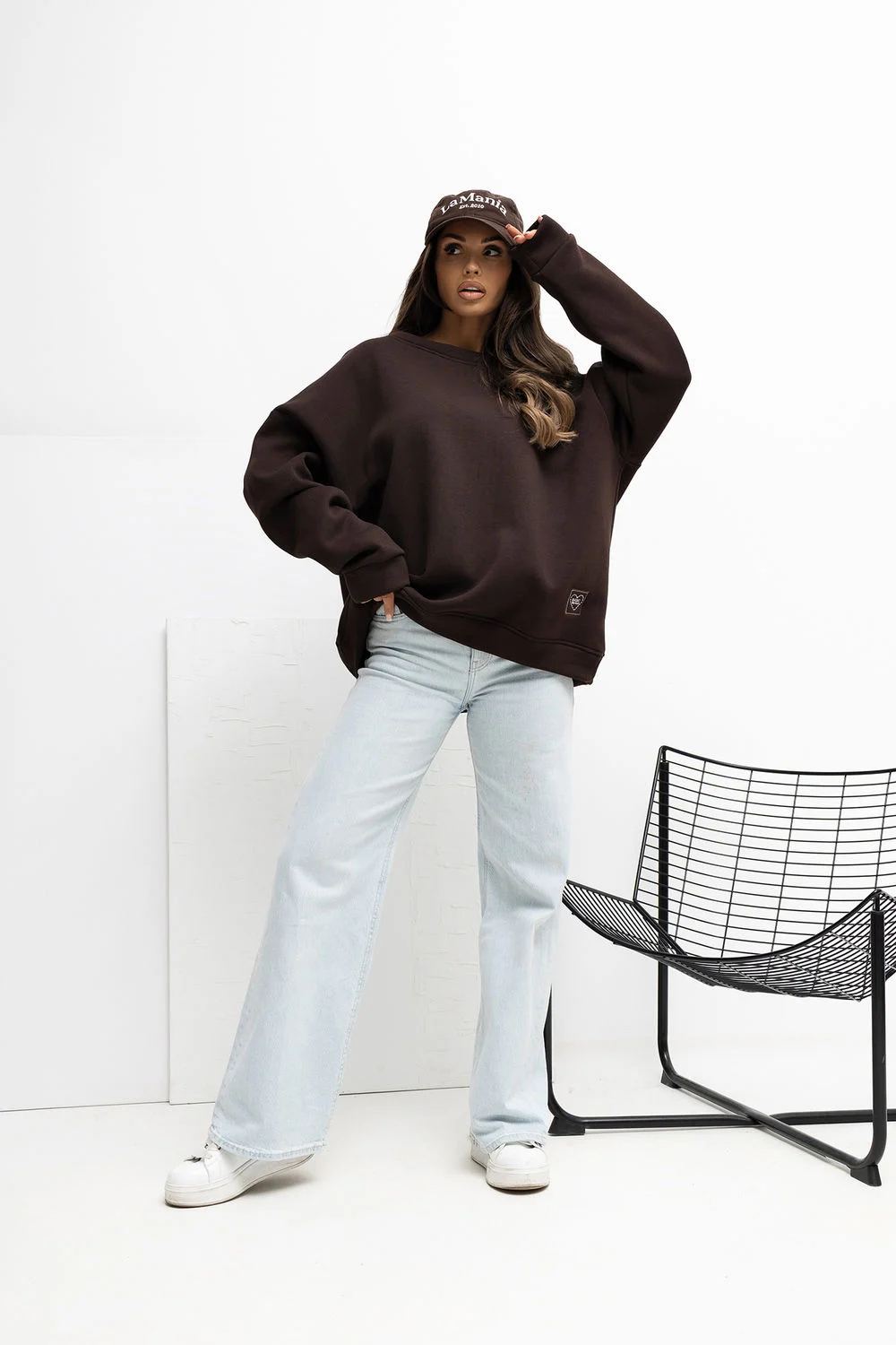 Sweatshirt brun – Image 2