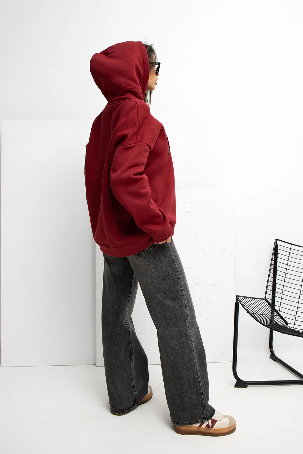 Sweatshirt rouge – Image 3