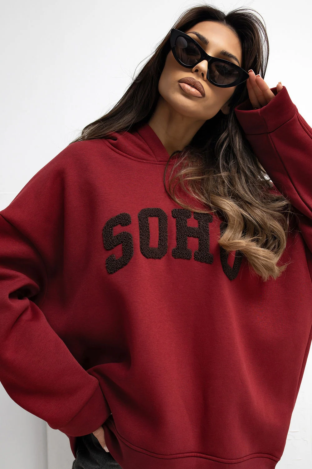 Sweatshirt rouge – Image 4